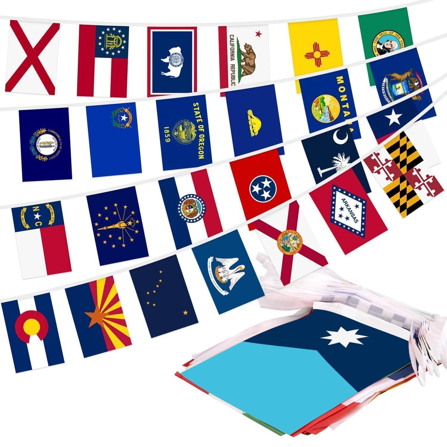 LuxusKollektion Flagge Flagge USA 50 Sterne 45x30cm 22m