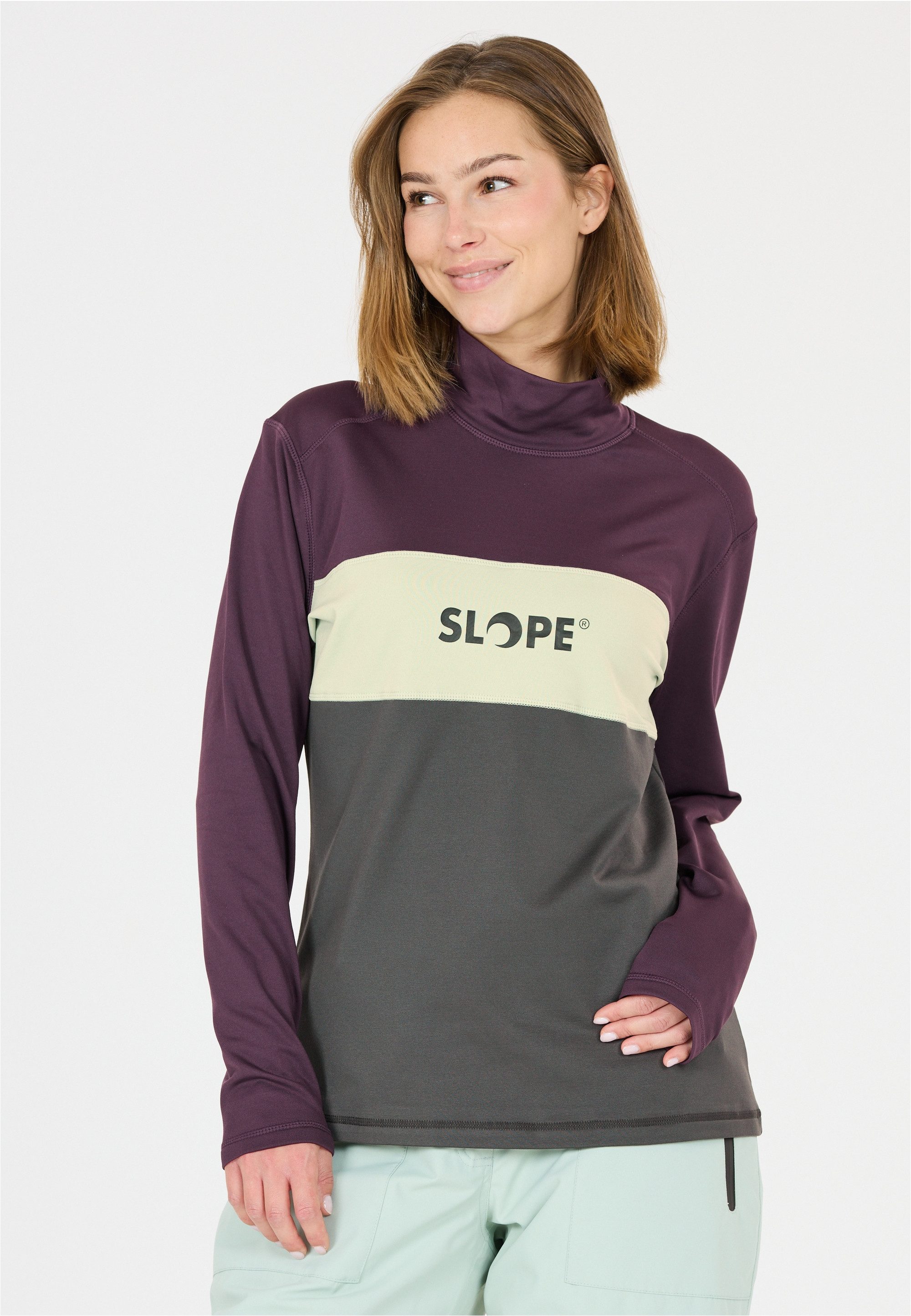 SLOPE Strickpullover Norvyn mit kuscheligem Komfort