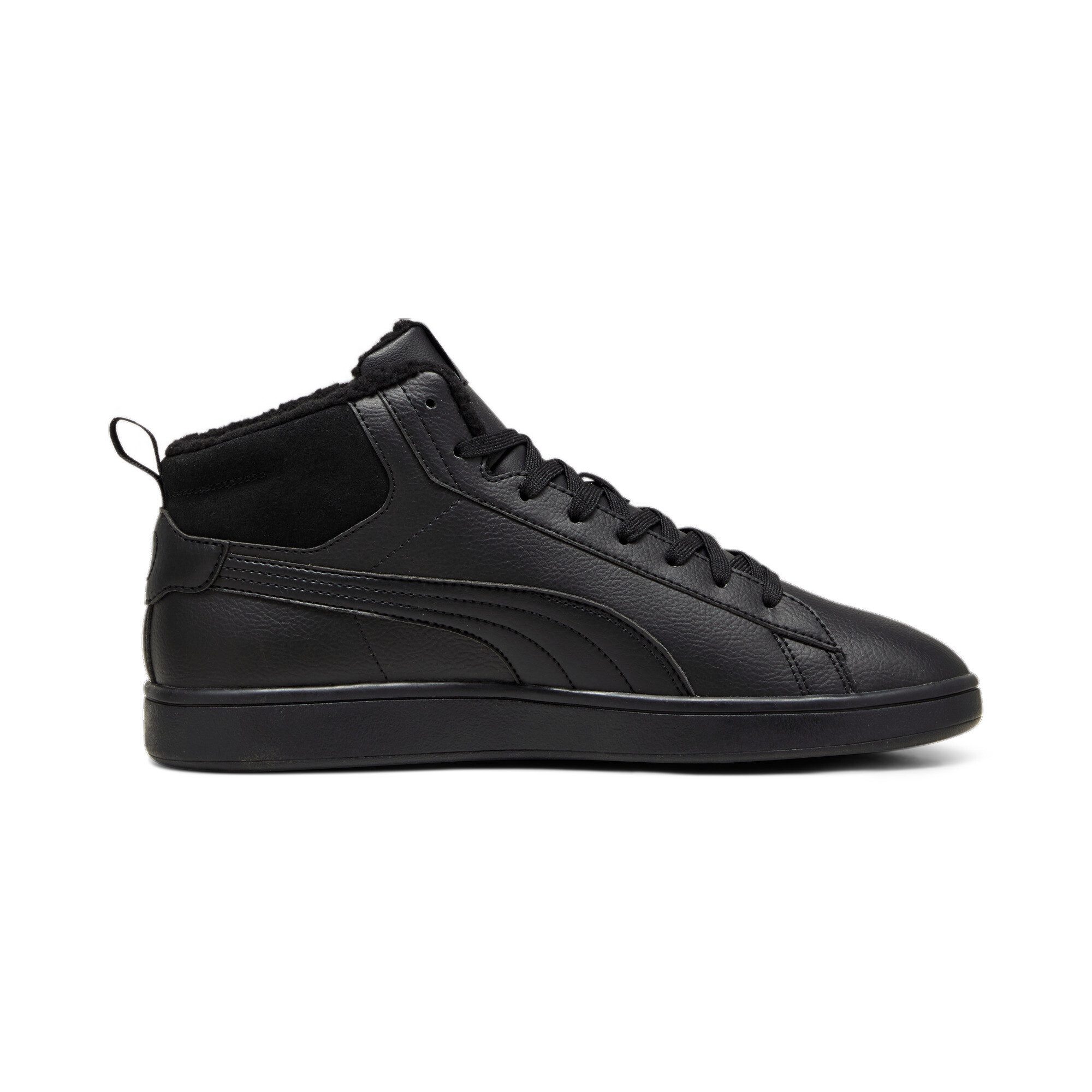 PUMA SMASH 3.0 MID WTR Winterboots gefüttertes Innenmaterial, mit Schnürung, aus Synthetik und Leder
