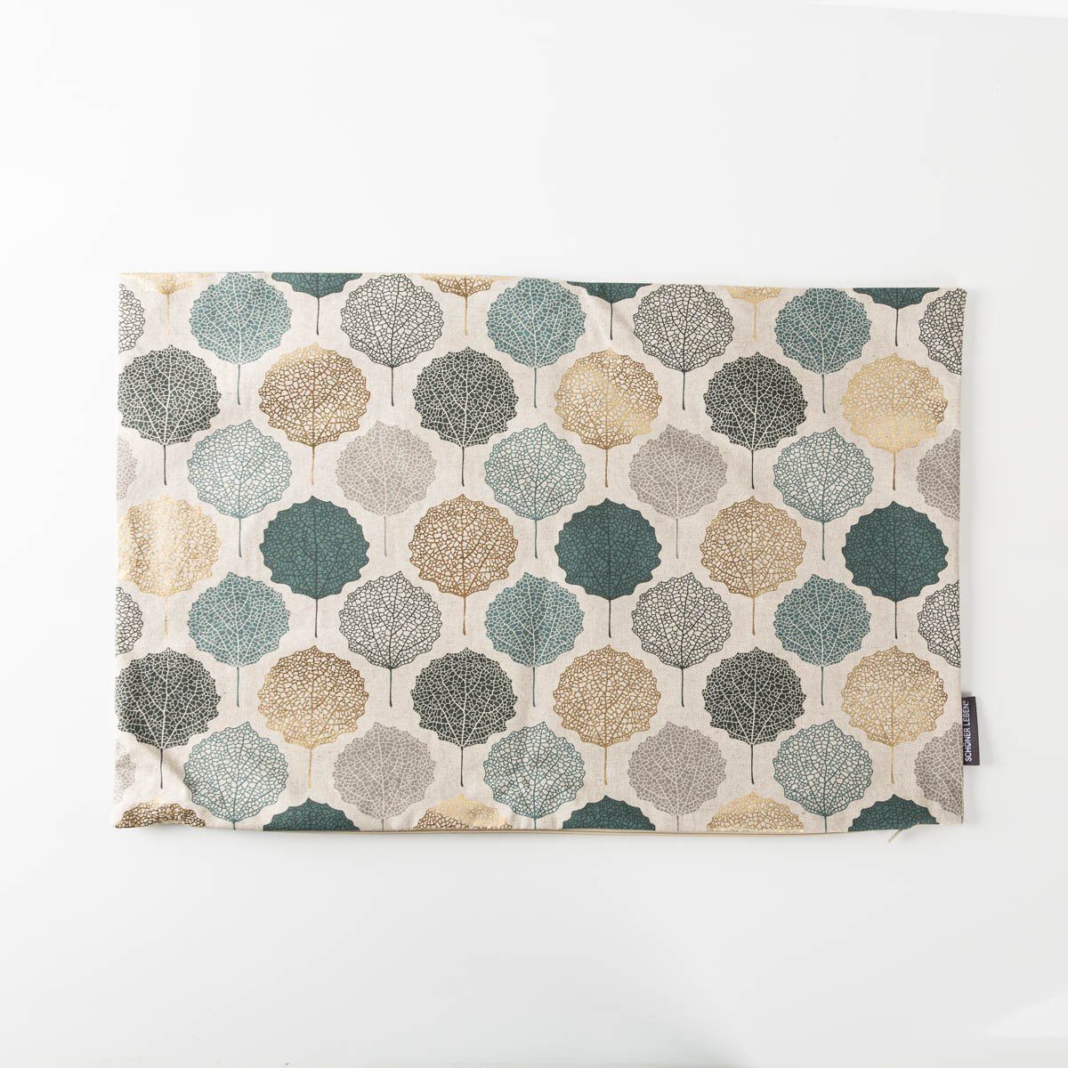 SCHÖNER LEBEN. Dekokissen SCHÖNER LEBEN. Kissenhülle Blätter Blattskelett n günstig online kaufen