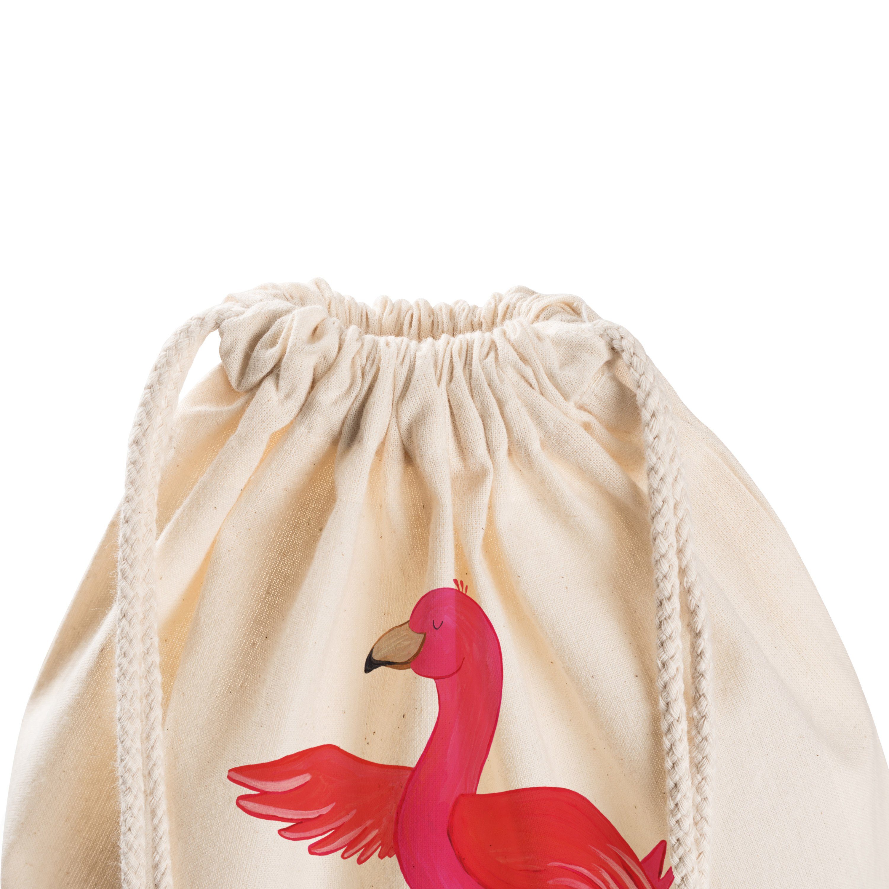 Yoga Flamingo Stoffbeu Sporttasche (1-tlg) Sporttasche, Transparent - Beutel, Mrs. Mr. - & Geschenk, Panda