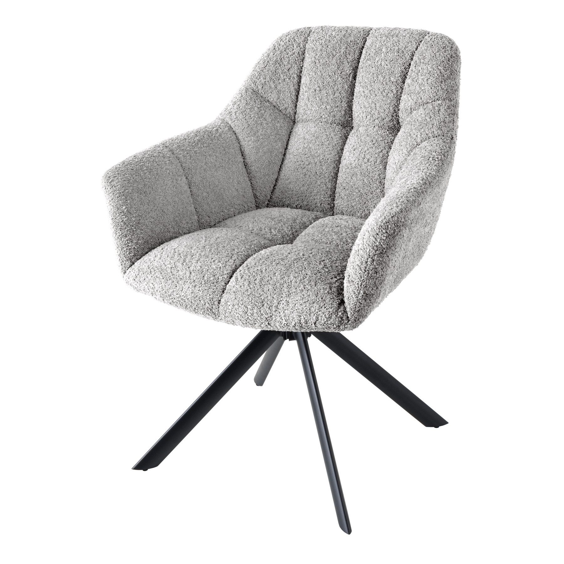 riess-ambiente Polsterstuhl PAPILLON grau / schwarz (Einzelartikel, 1 St), günstig online kaufen