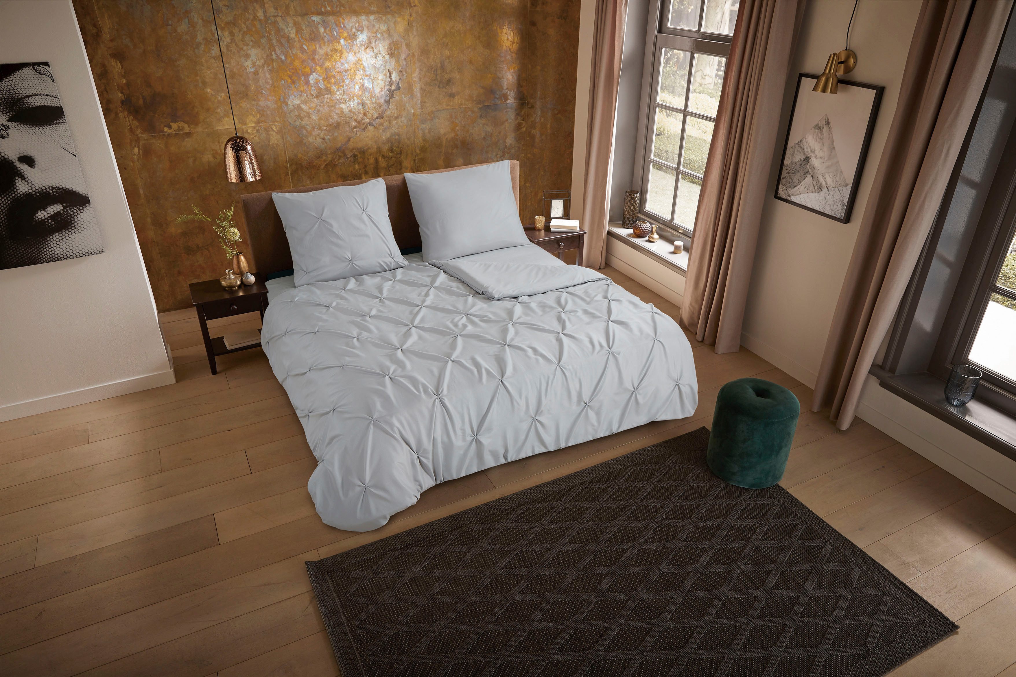 PURE luxury collection Wendebettwäsche Elegence, Microfaser, 3 teilig, Mikr günstig online kaufen