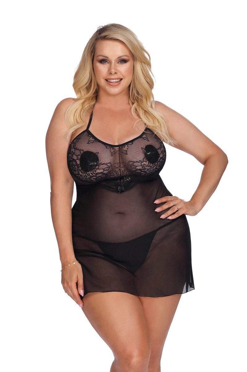 Plus Size Anais schwarz in Negligé XL/2XL Apparel -