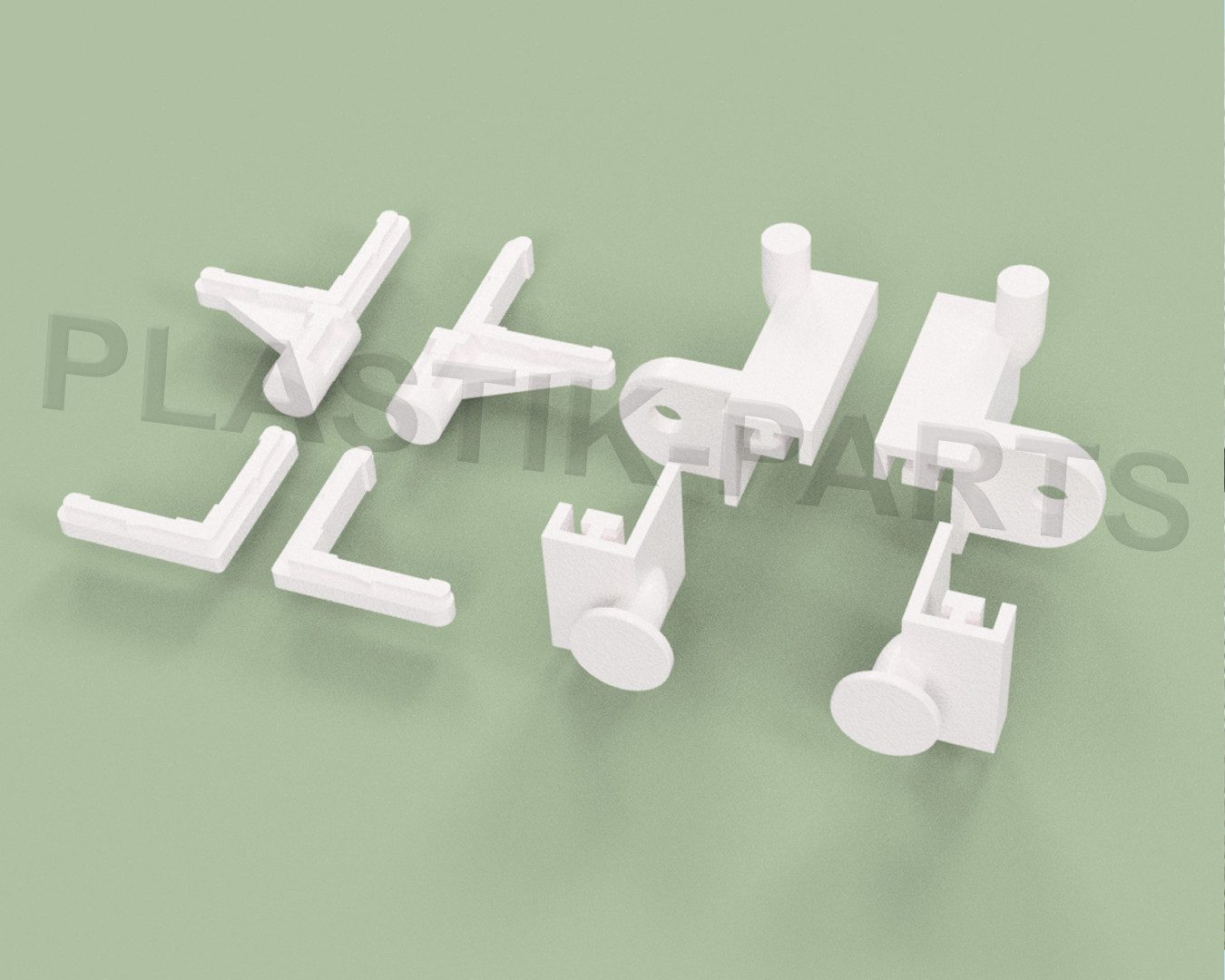 Fensterbeschlag Zubehörsatz für 136mm Kippschere Kellerfenster Kippfenster Set
