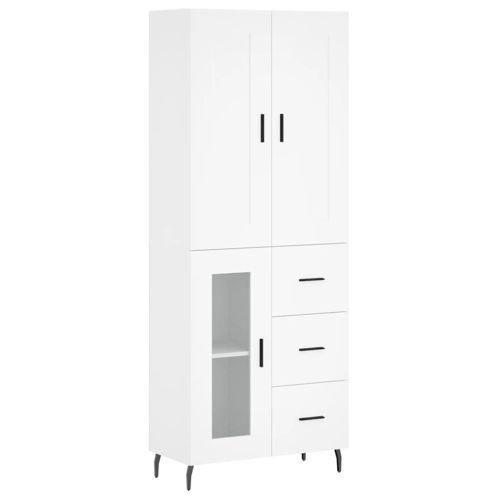 vidaXL Highboard Highboard Weiß 69,5x34x180 cm günstig online kaufen