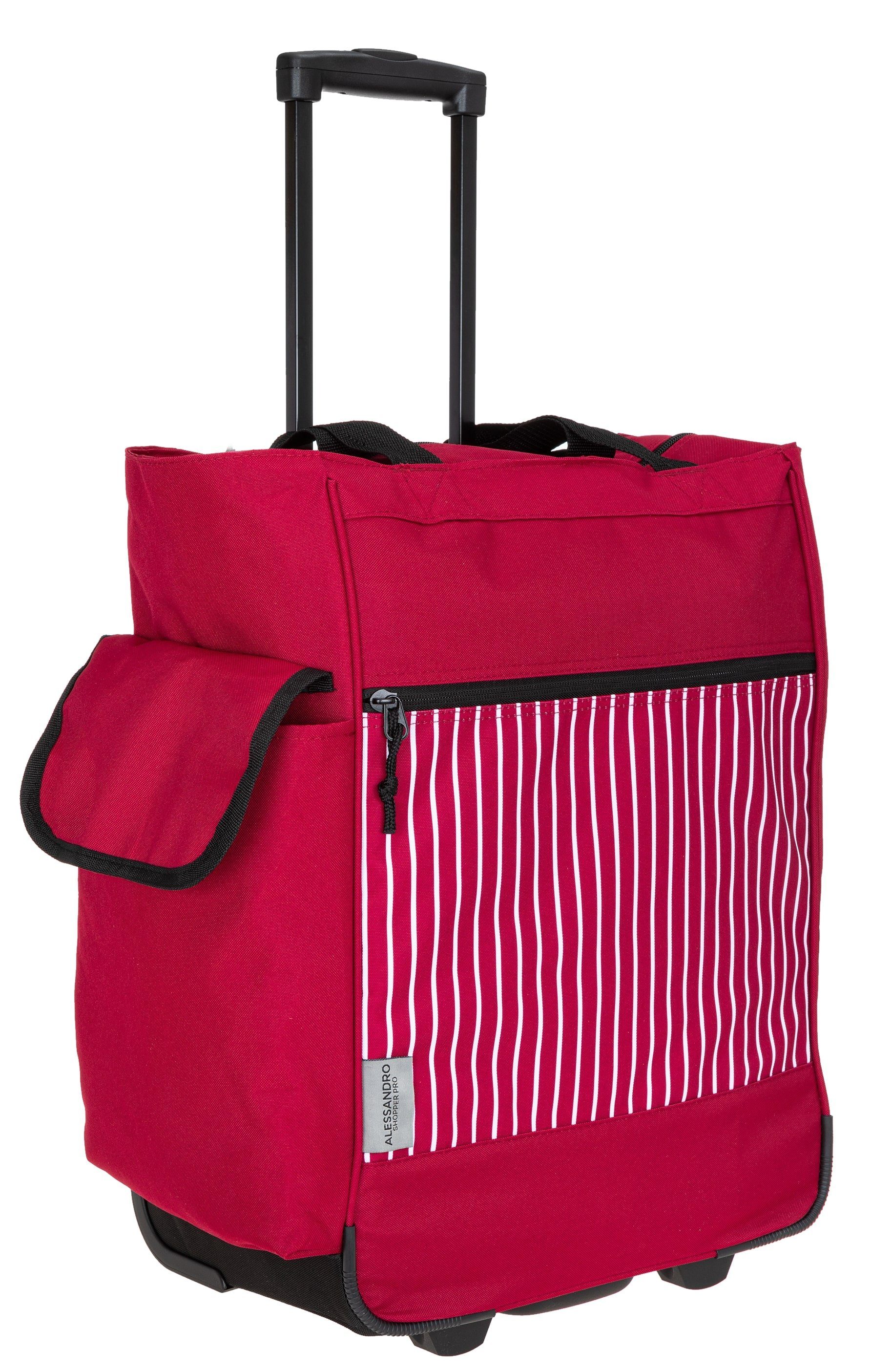 Alessandro Salvatore Einkaufstrolley Pro Shopping Trolley Einkaufswagen, Shoppingroller Einkaufsroller Trolly + Thermotasche