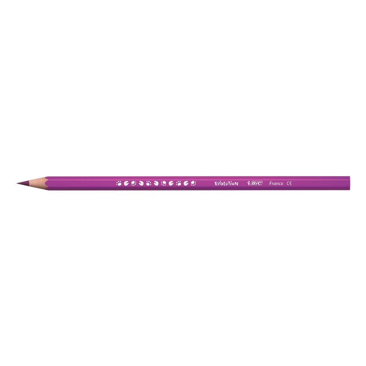 BIC Buntstift Kids - ECOlutions Evolution, (18-tlg), Schaft aus ca. 50% Recyclingmaterial / holzfrei