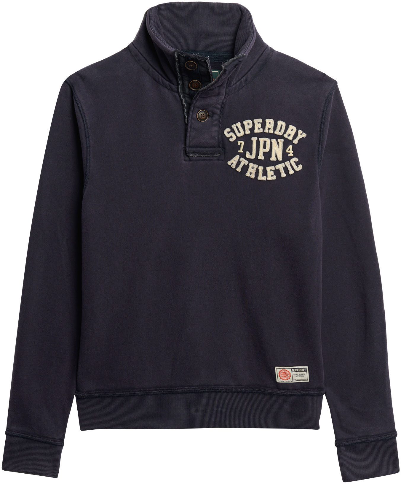 Superdry Sweatshirt Vintage Athletic Henley Jumper
