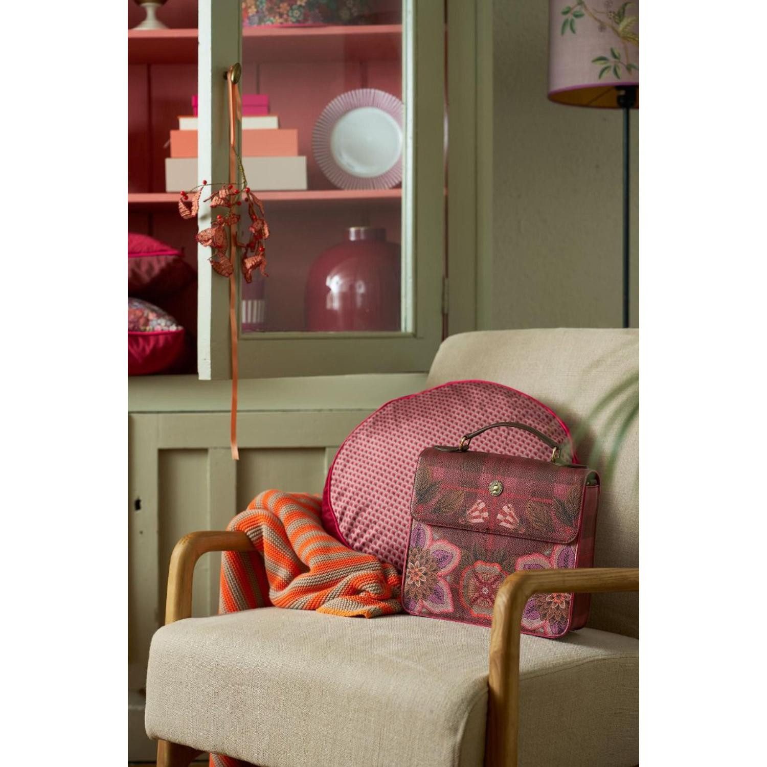 PiP Studio Handtasche Schultertasche Cross Body Flores Felices Red (M)