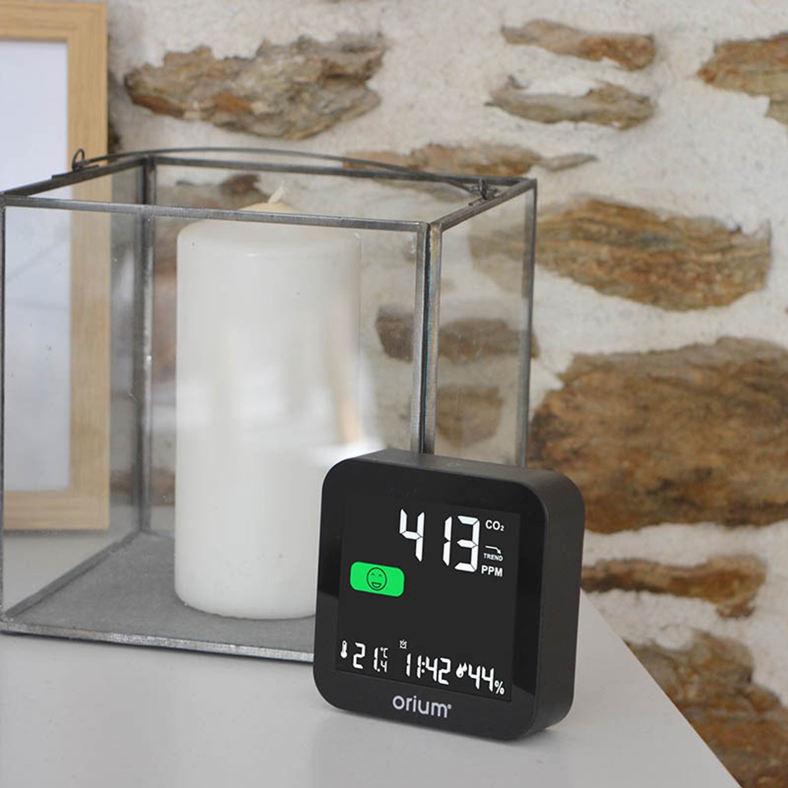 orium CO2 Melder Messgerät Luftqualitätsprüfer Co2 Ampelanzeige Luftqualität CO-Melder