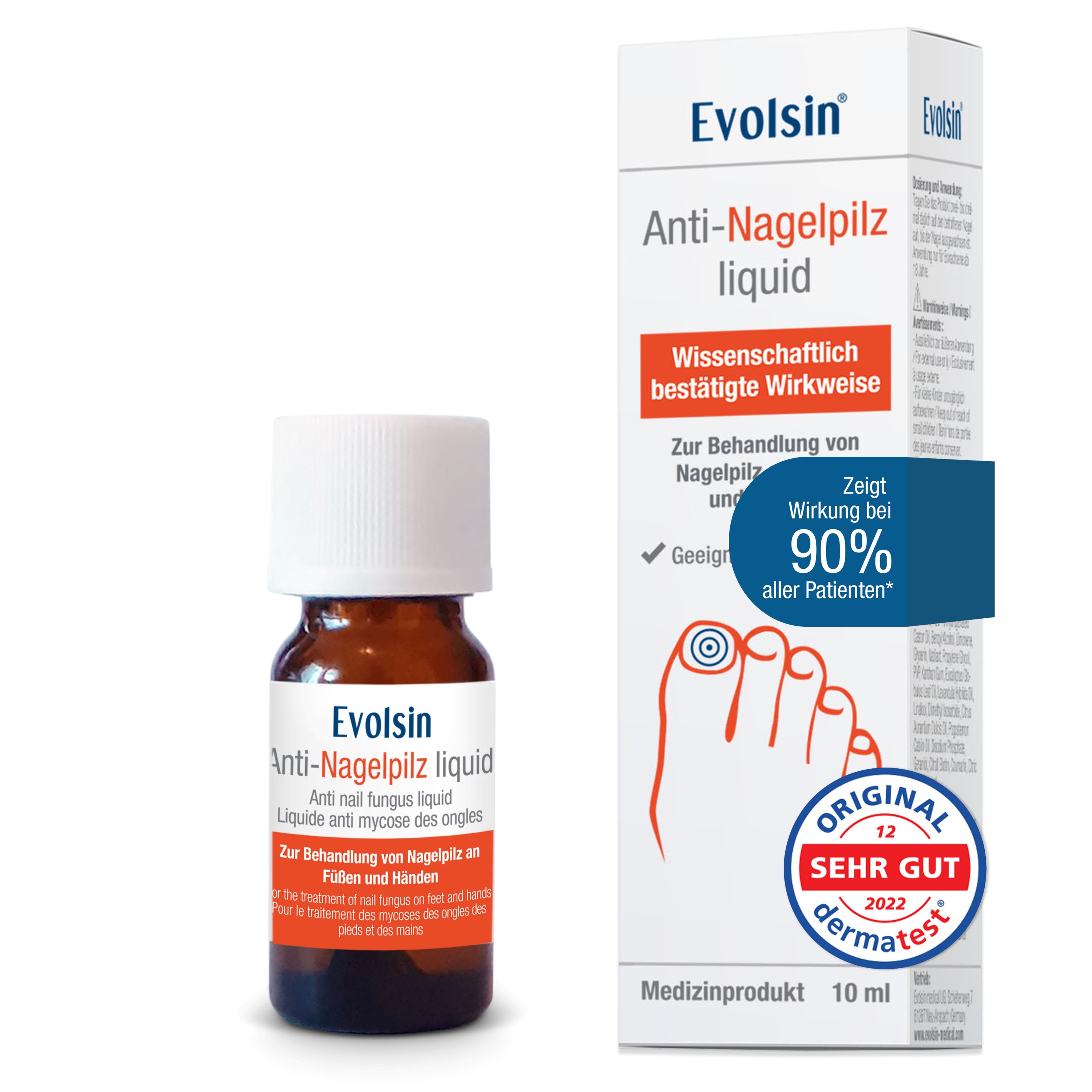 Nagelpilz-Behandlungsstift Anti-Nagelpilz Liquid I Wissenschaftlich bestätigte Wirkweise