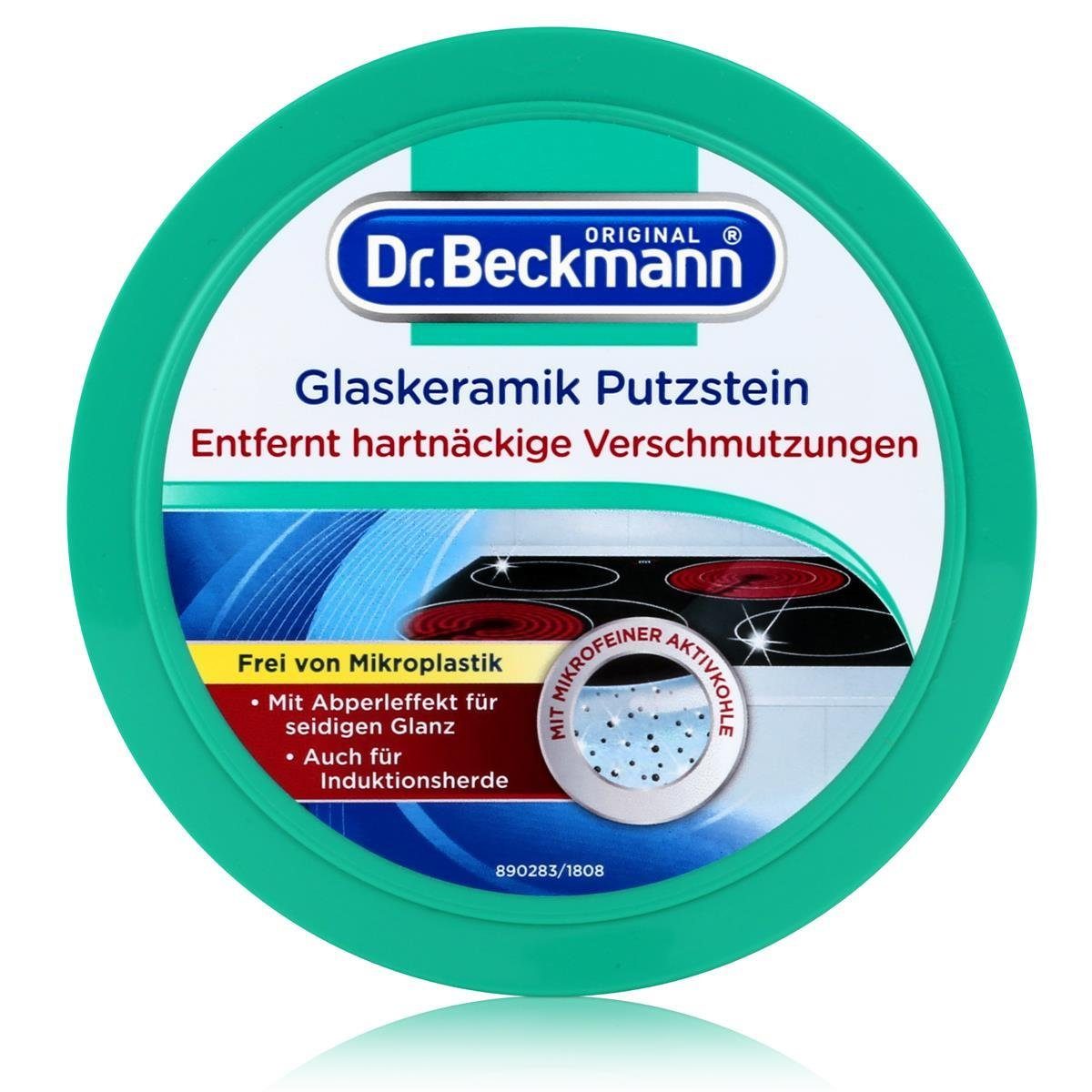Dr. Beckmann Dr. Beckmann Glaskeramik Putzstein 250g - Hemmt Neubefall Küchenreiniger