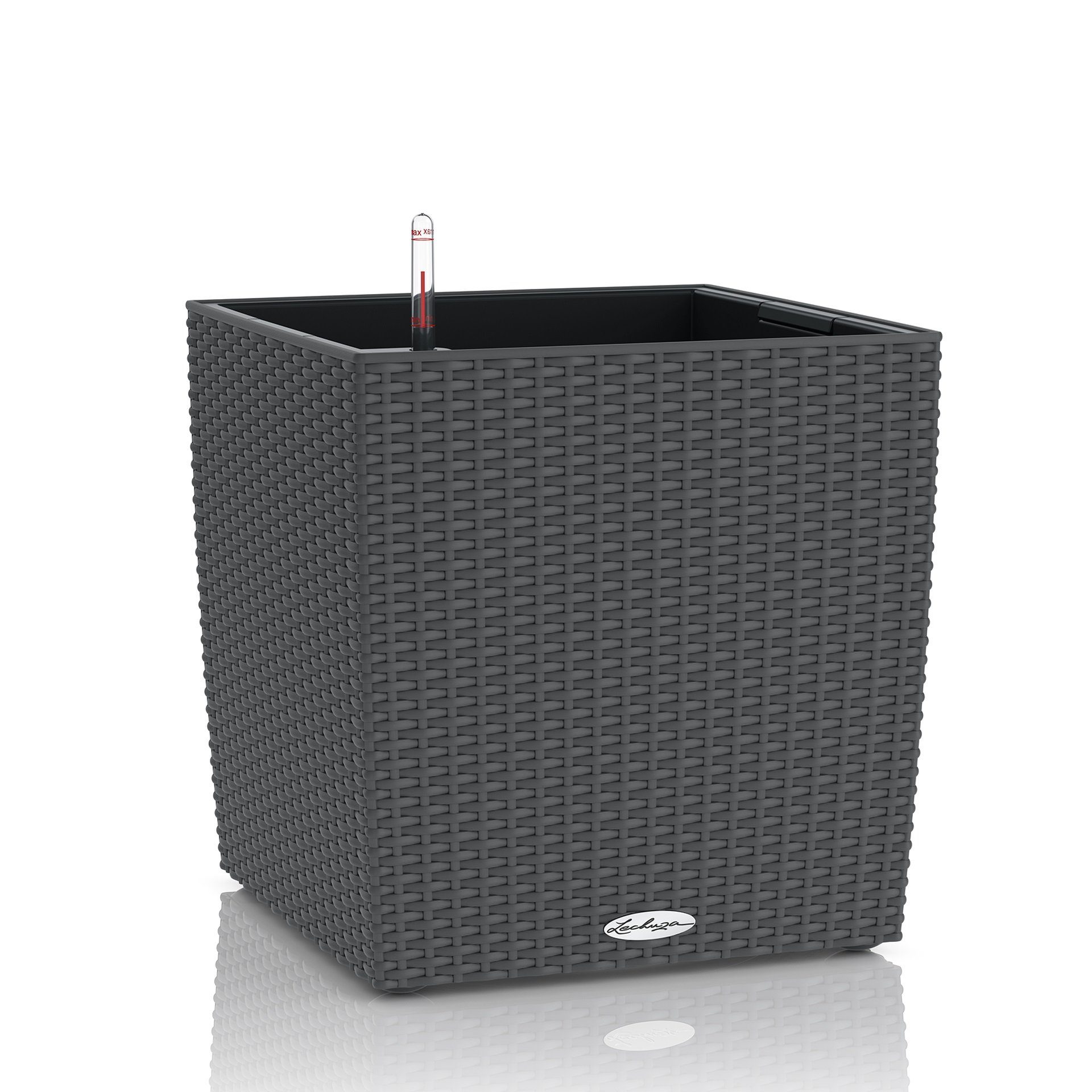 Lechuza® Pflanzkübel »Cube Cottage 50 granit, mit Wasserspeicher« (1 St)