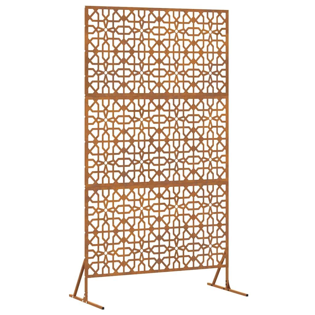 vidaXL Seitenmarkise 100 x 50 x 180 cm Sichtschutz 100x50x180 cm aus Wetterungsstahl