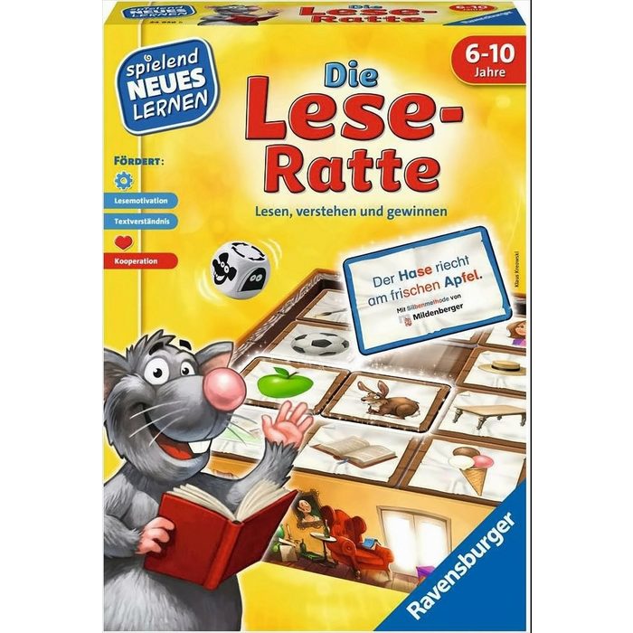 Ravensburger Spiel Die Lese-Ratte Lernspiel Die Lese-Ratte Lernspiel