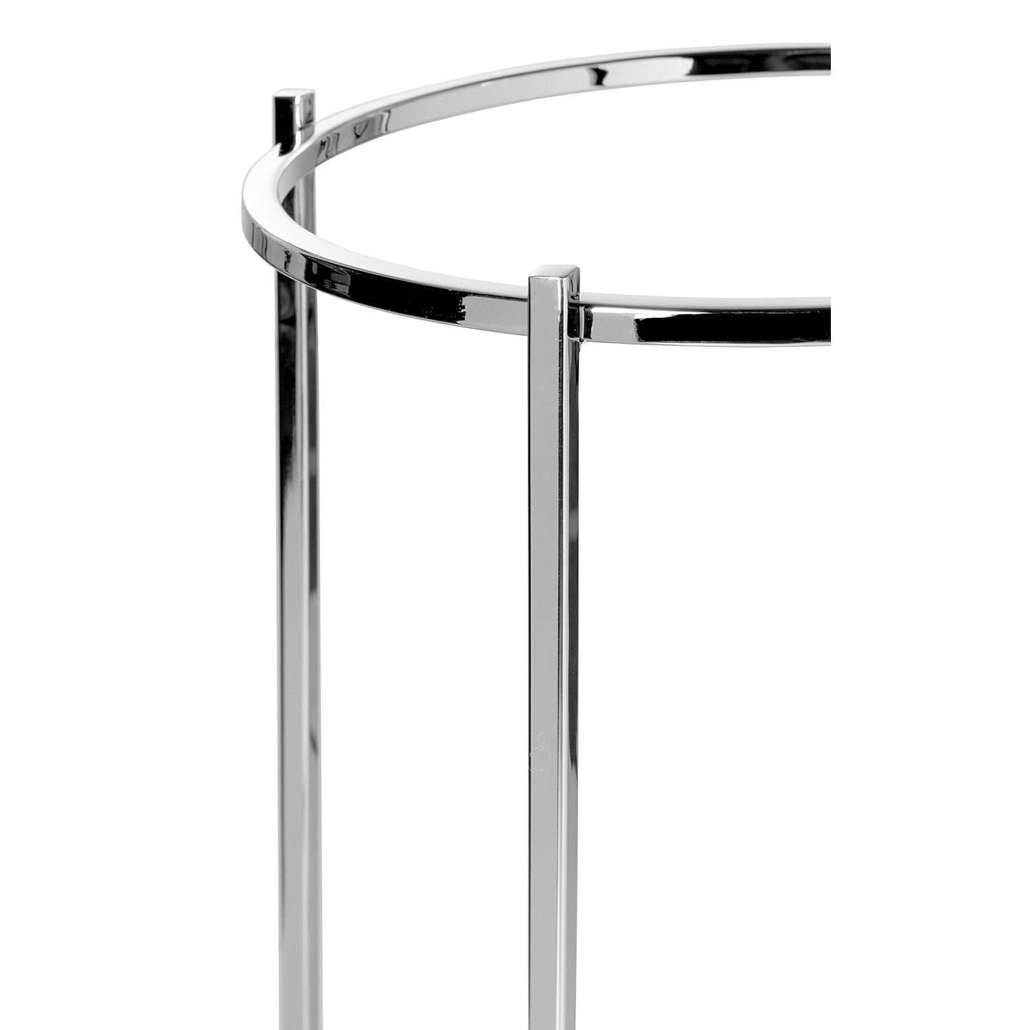 Fink Kerzenständer MODENA Ständer - silber -Edelstahl - H. 56cm - Adventskranzständer (Sockel - Untergestell), Weihnachtlicher Kerzenleuchter: Eleganter Kerzenhalter für Deko