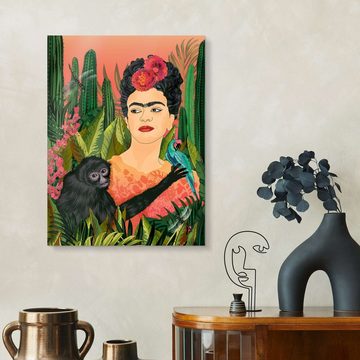 Posterlounge Acrylglasbild Ella Tjader, Meine Frida Kahlo, Wohnzimmer Illustration
