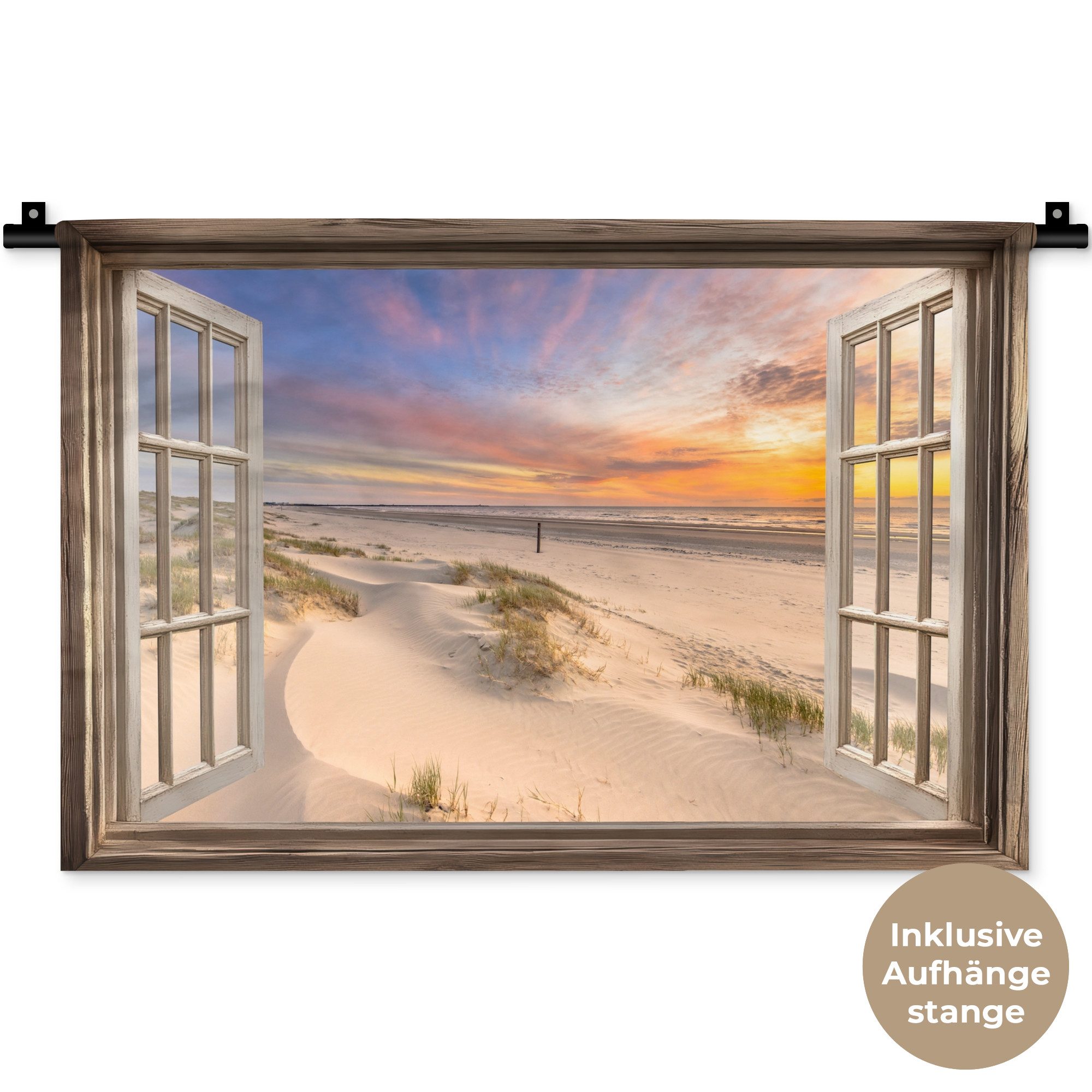 MuchoWow Wandteppich Aussicht - Strand - günstig online kaufen