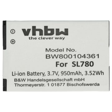 vhbw kompatibel mit Siemens Gigaset SL78H Akku Li-Ion 950 mAh (3,7 V)