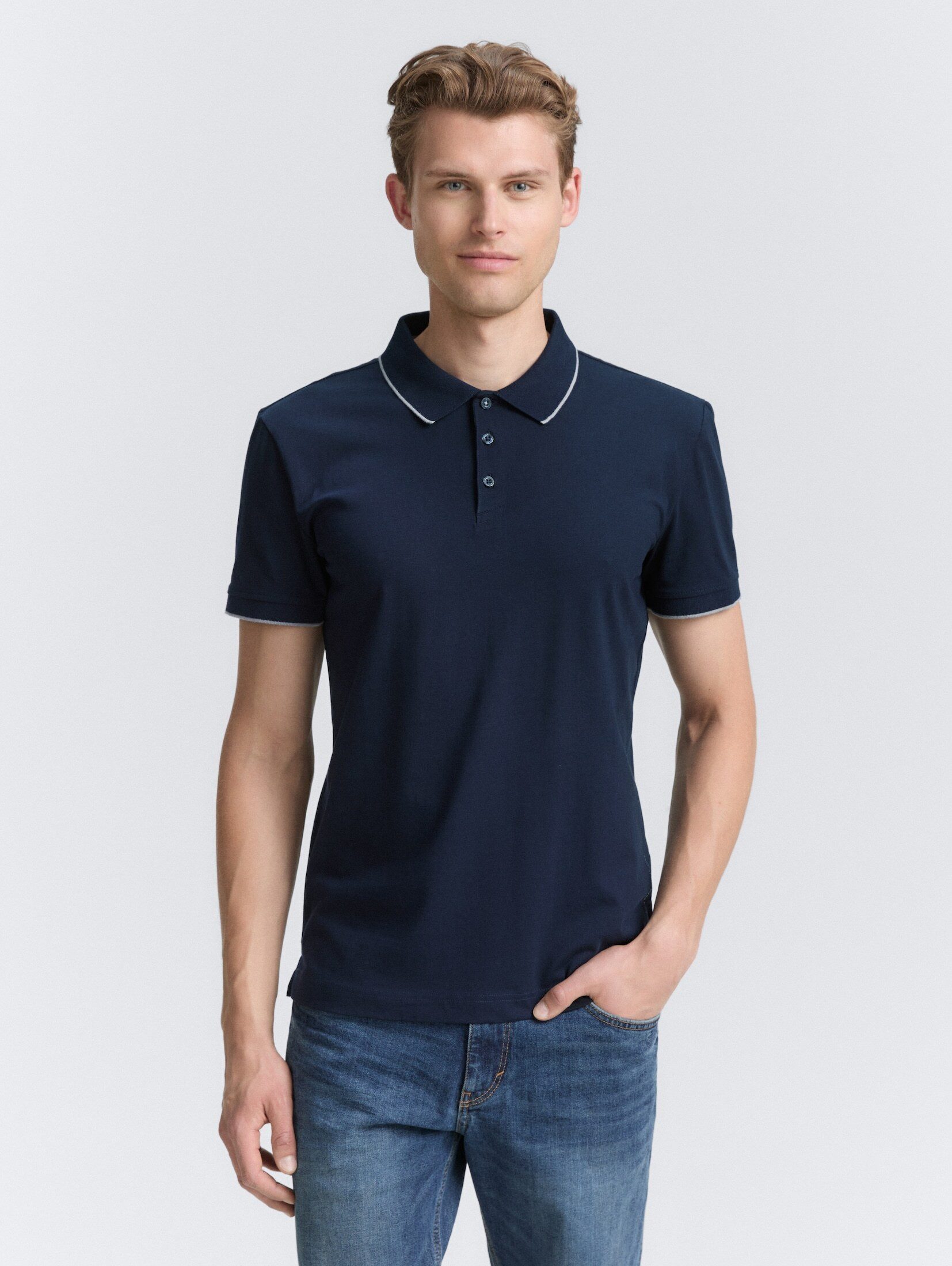 TOM TAILOR Poloshirt Slim Fit Jersey günstig online kaufen