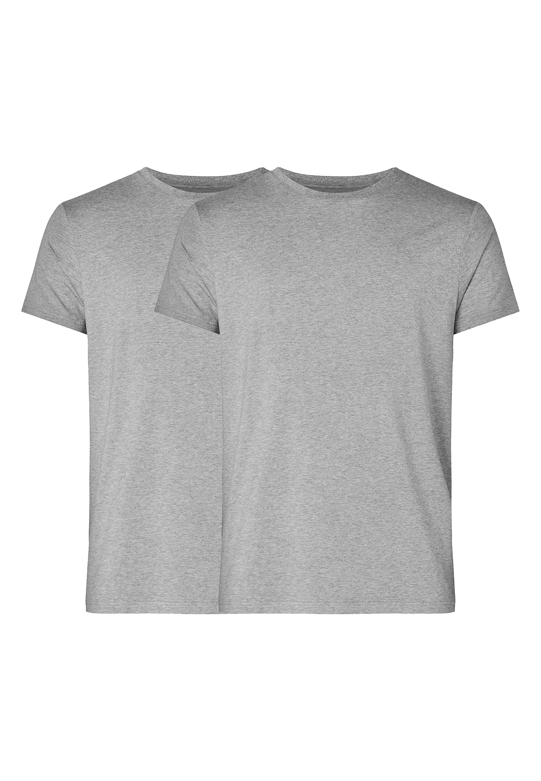 Resteröds Unterhemd 2er Pack Bamboo (Spar-Set, 2-St) Unterhemd / Shirt kurzarm - Grey