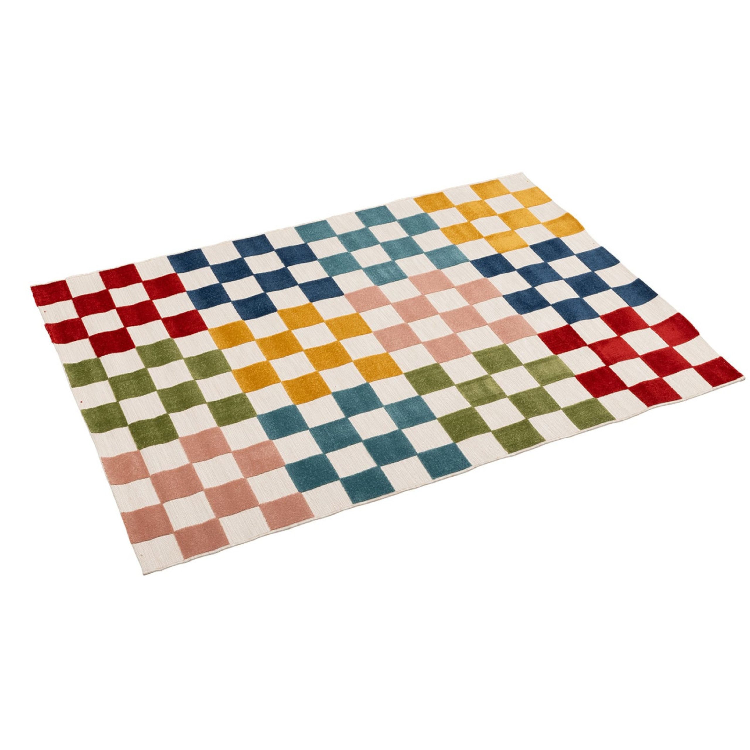 KETTLER Outdoorteppich Kettler Outdoorteppich Cube Größe 160x230 cm, beige bunt