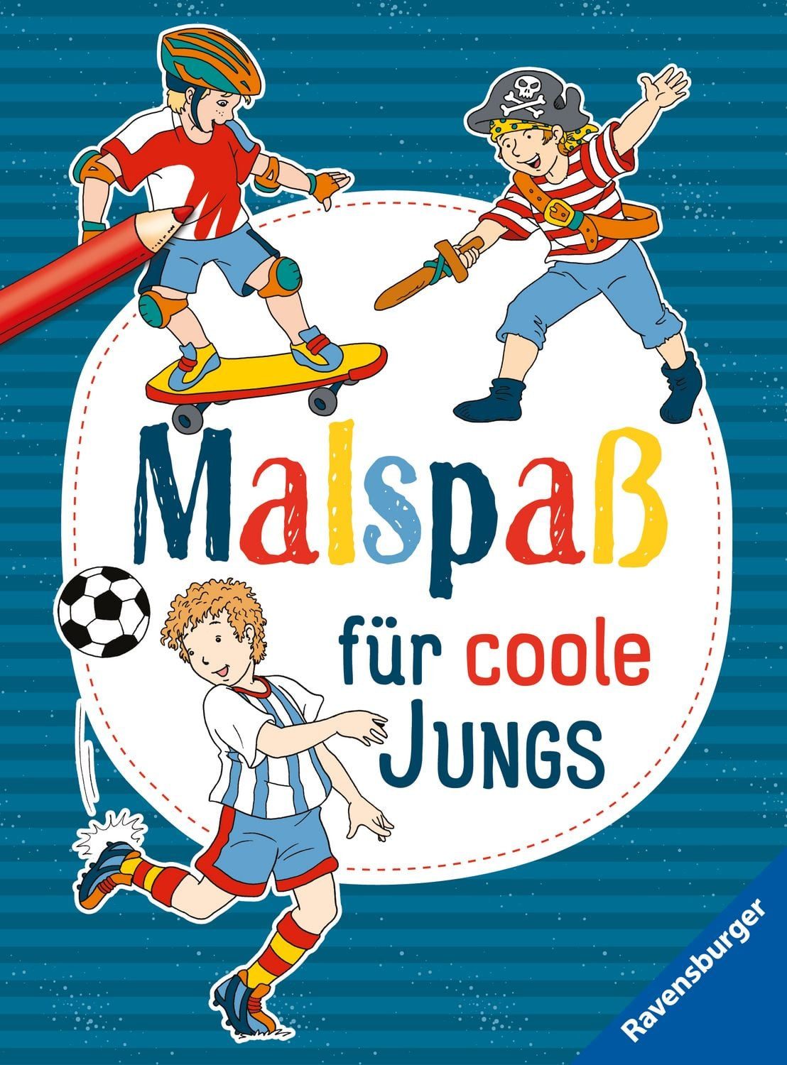 Malspaß für coole Jungs ab 4 Jahren / diverse