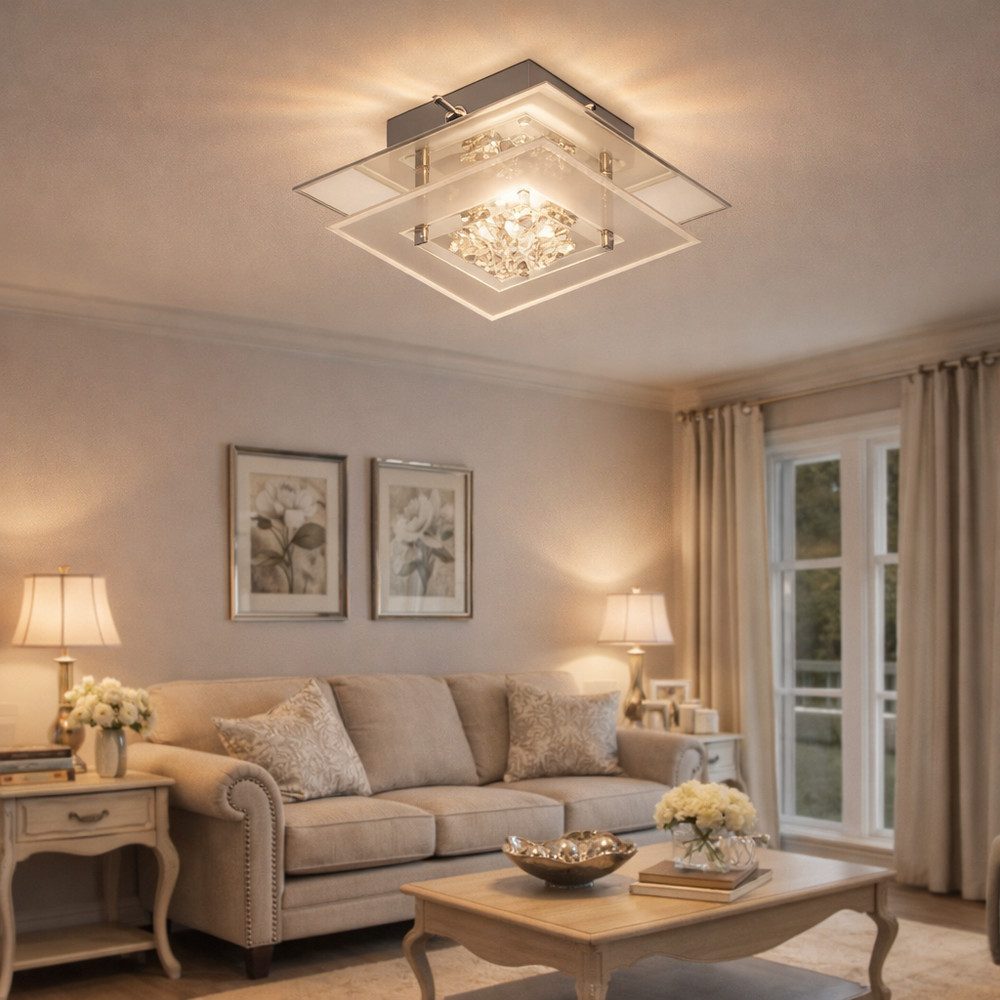 Esto LED Wandleuchte, LED-Leuchtmittel fest verbaut, Neutralweiß, LED Deckenleuchte Wandlampe Deckenlampe Wohnzimmerleuchte
