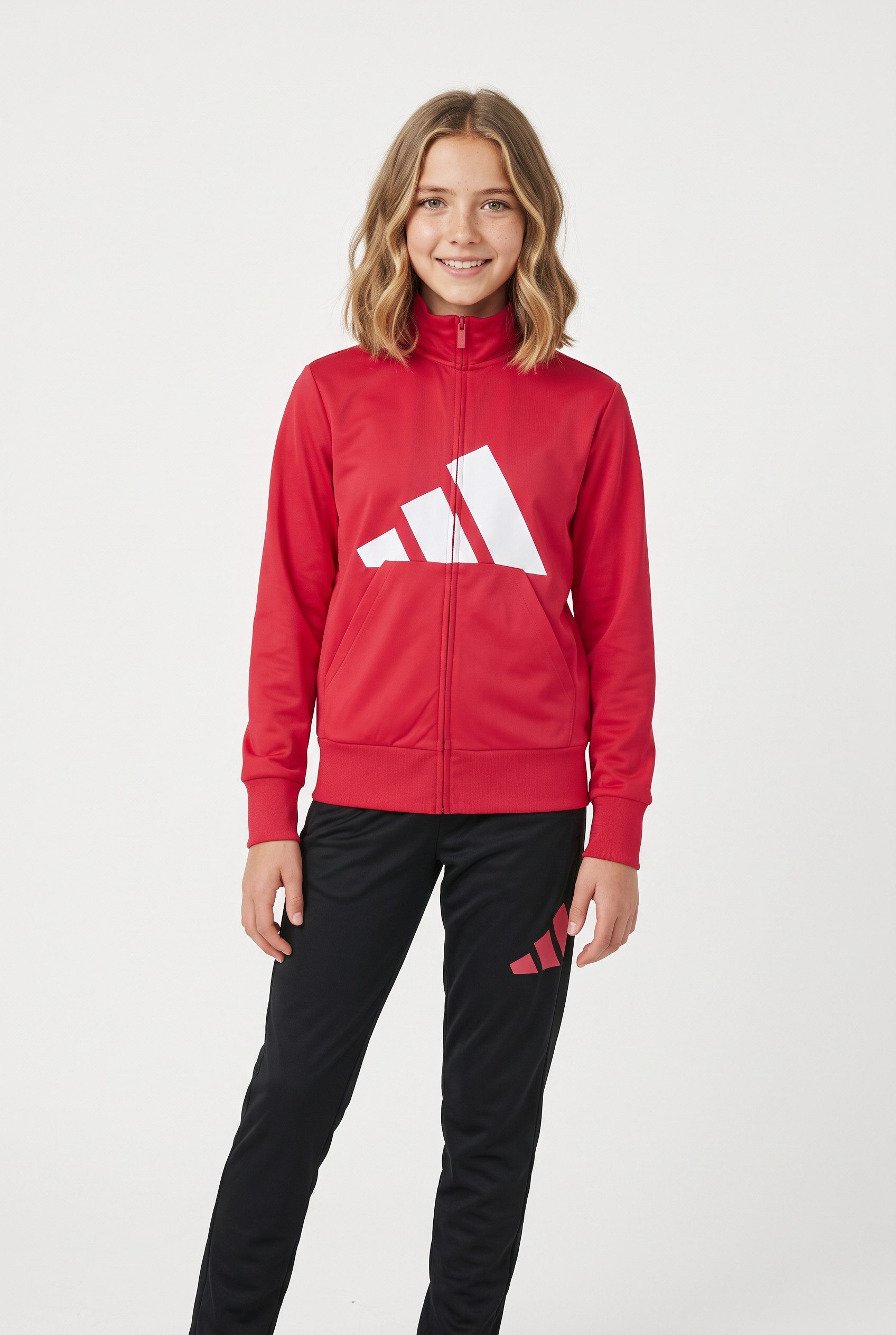 adidas Sportswear Trainingsanzug ESSENTIALS CLIMACOOL KIDS (2-tlg), für sportliche Aktivitäten, zweiteiliges Set, aus Polyester