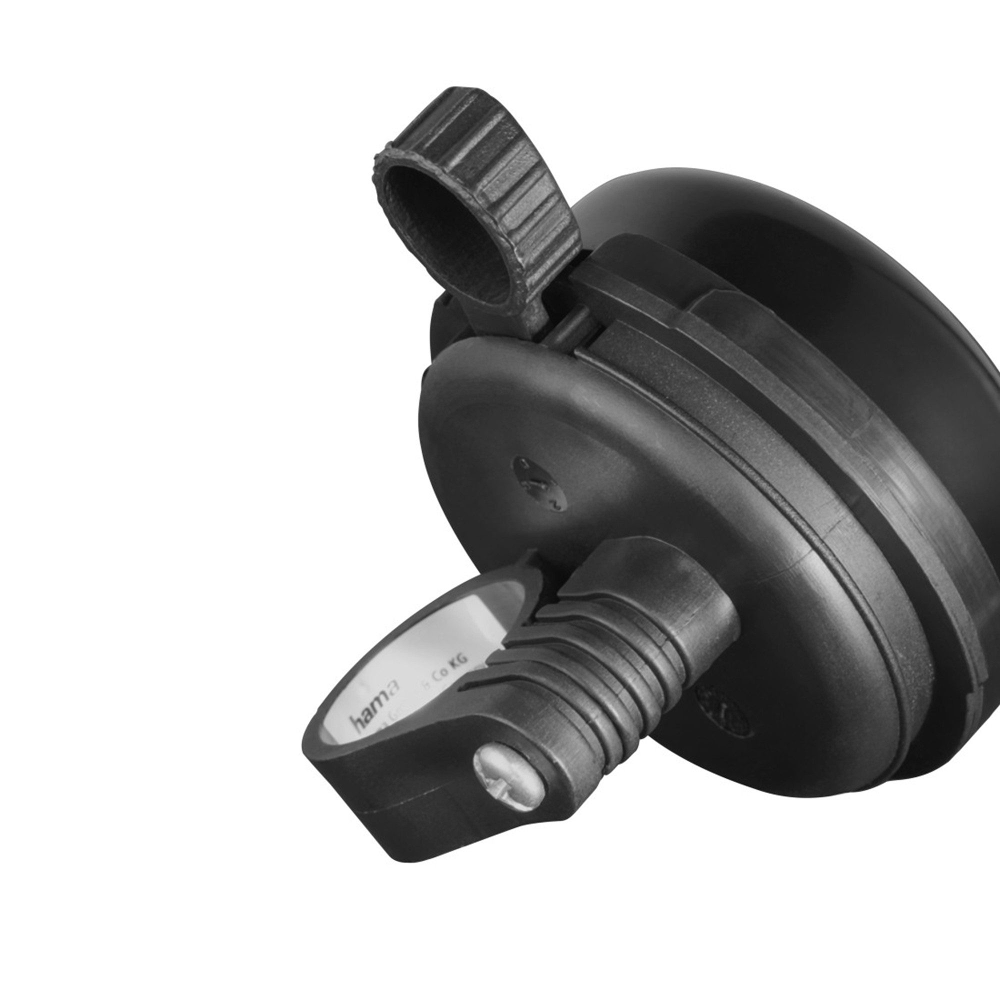 Hama Fahrradklingel große Glocke, 5,5cm, Schwarz, (1-tlg) – Bild 4 von 5