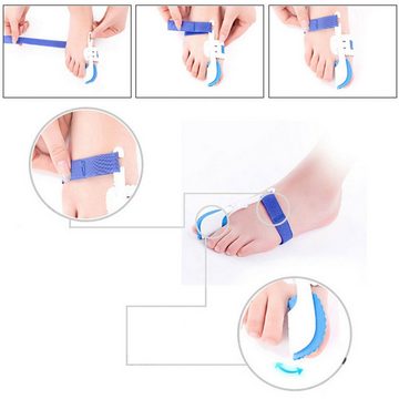 COOL-i ® Nachtbandage, Hallux Valgus Korrektor, 1 Paar, Zehenglätter Separator, Unisex