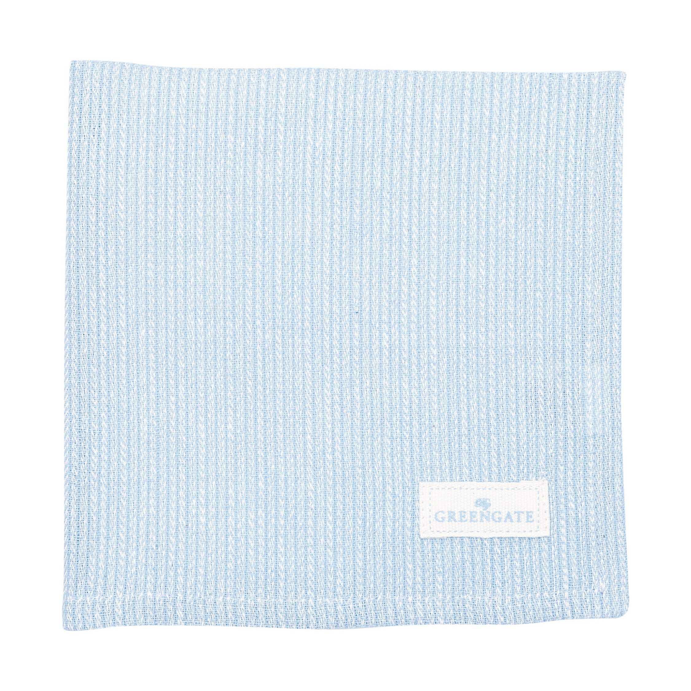 Greengate Stoffserviette GreenGate Stoffserviette Alicia hellblau