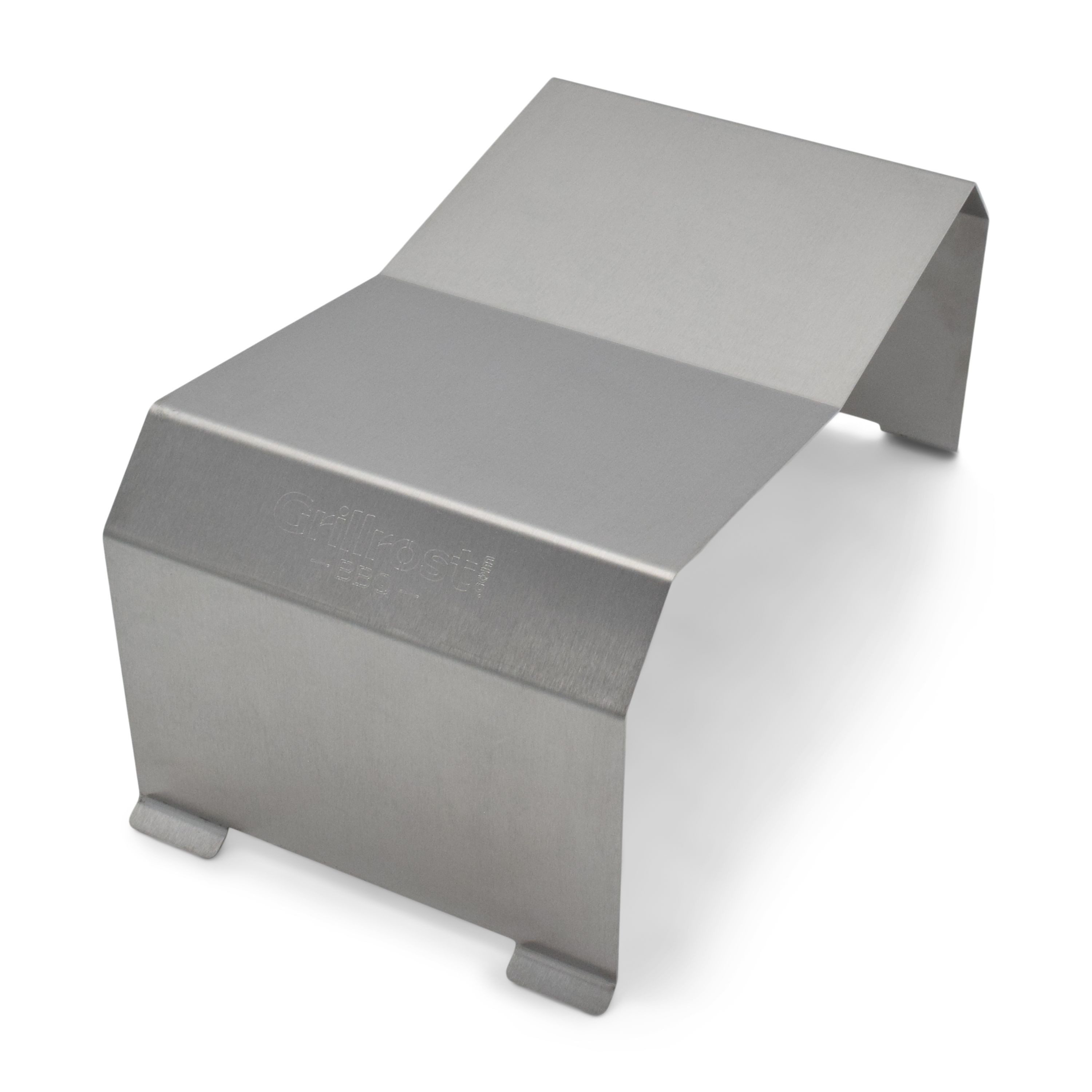 Grillrost.com BBQ Grillrost BBQ Abschirmblech Traeger (runde Form), Made in Germany