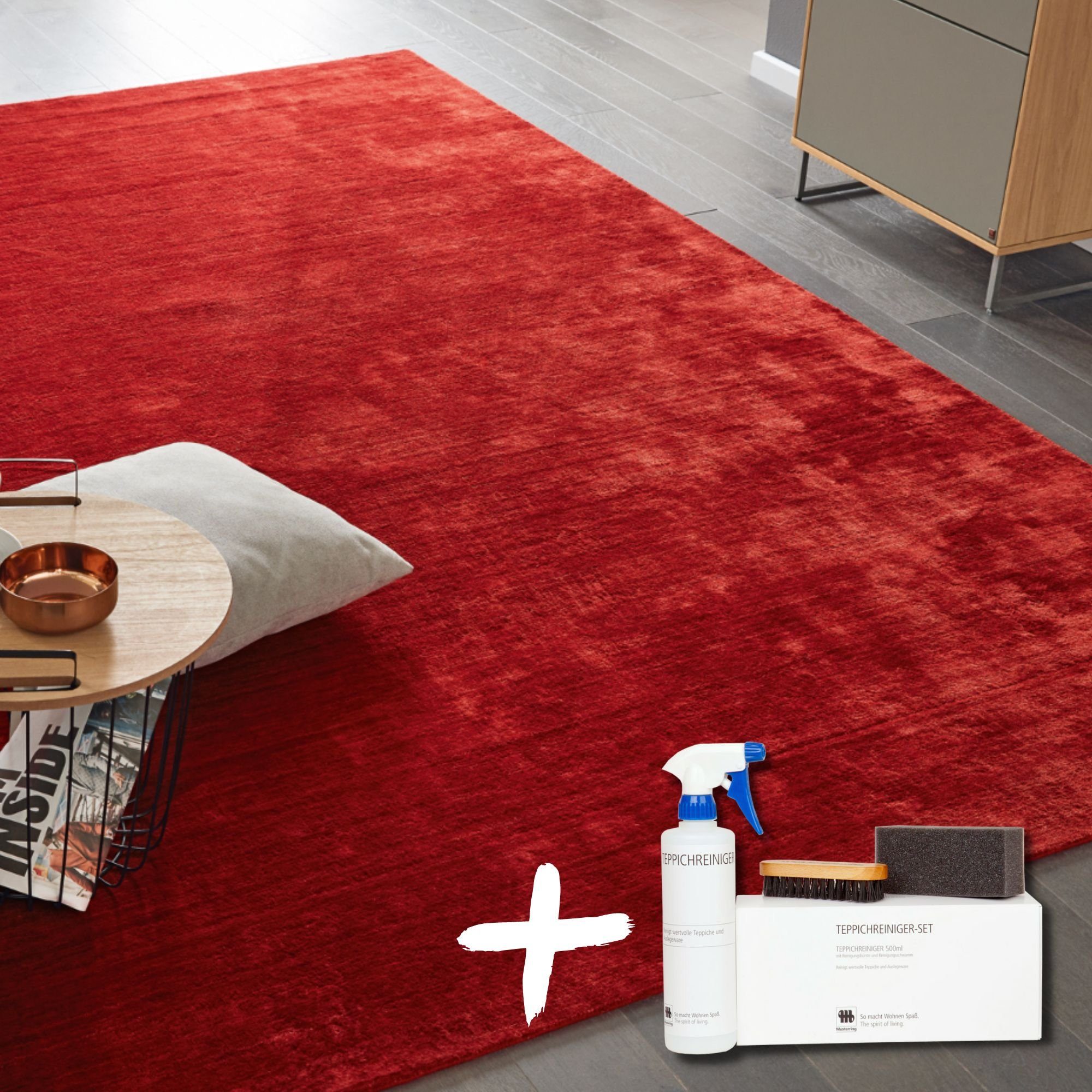 Teppich MALIBU, Musterring, rechteckig, Höhe: 10 mm, ideal für Wohnzimmer, Wintergarten oder Küche