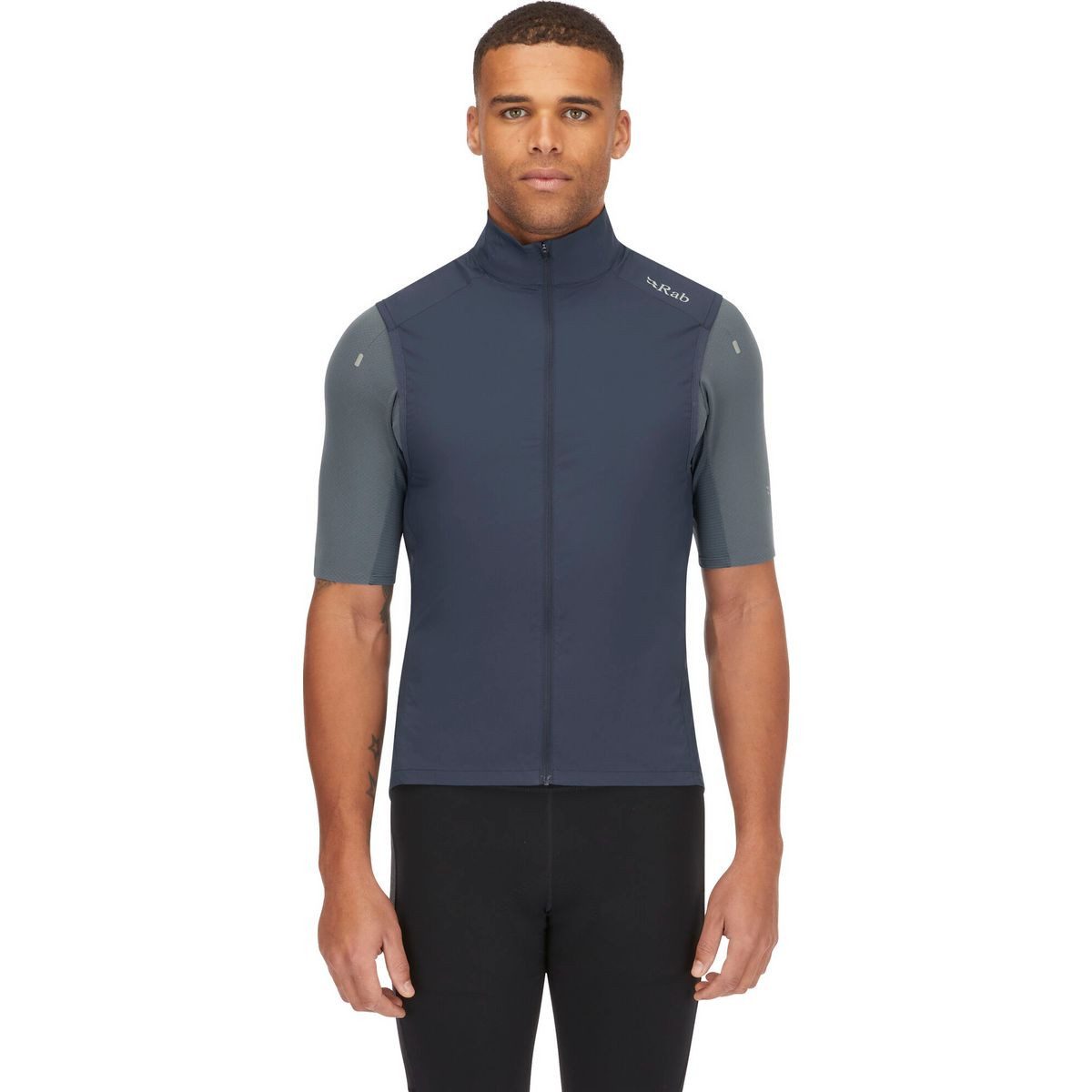 Rab Funktionsweste Cinder Windveil Vest Leichte, windabweisende Weste mit strategisch platzierten Materialien