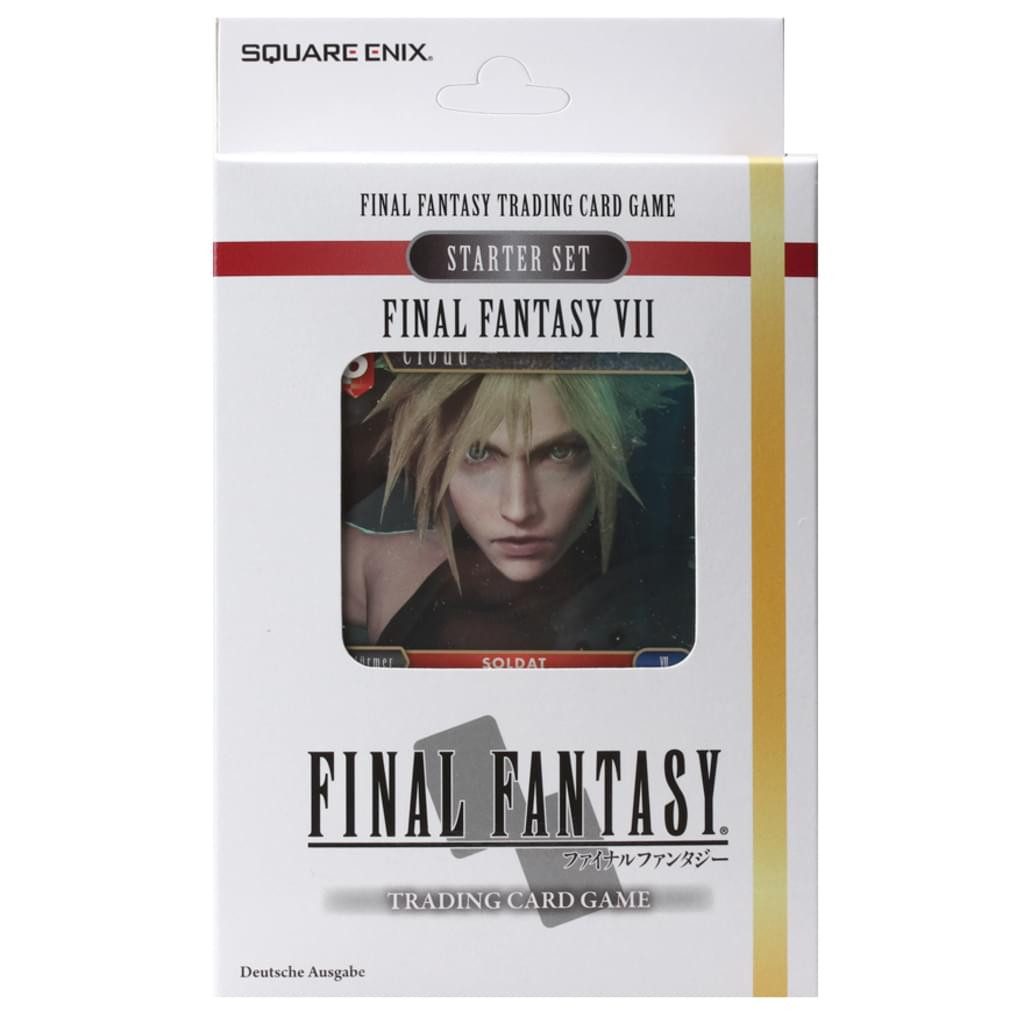 Square Enix Sammelkarte Square Enix Final Fantasy 7 Starter - Feuer & Erde - Trading Card Game