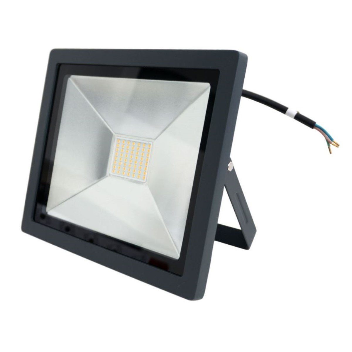 Patona LED Außen-Wandleuchte LED-Lampe 50W Fluter Außen-Strahler Anthrazit,  Leuchte mit IP65, Scheinwerfer Flutlicht 50W entspricht etwa 350W,  angenehmes warmweißes Licht mit 4000 lm, Ideal für Innen und Außen