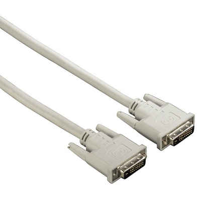 Hama 1,8m DVI-Kabel HDTV Verbindungskabel Video-Kabel, DVI, Kein (180 cm), Patch-Kabel Cat 5e Gigabit Ethernet