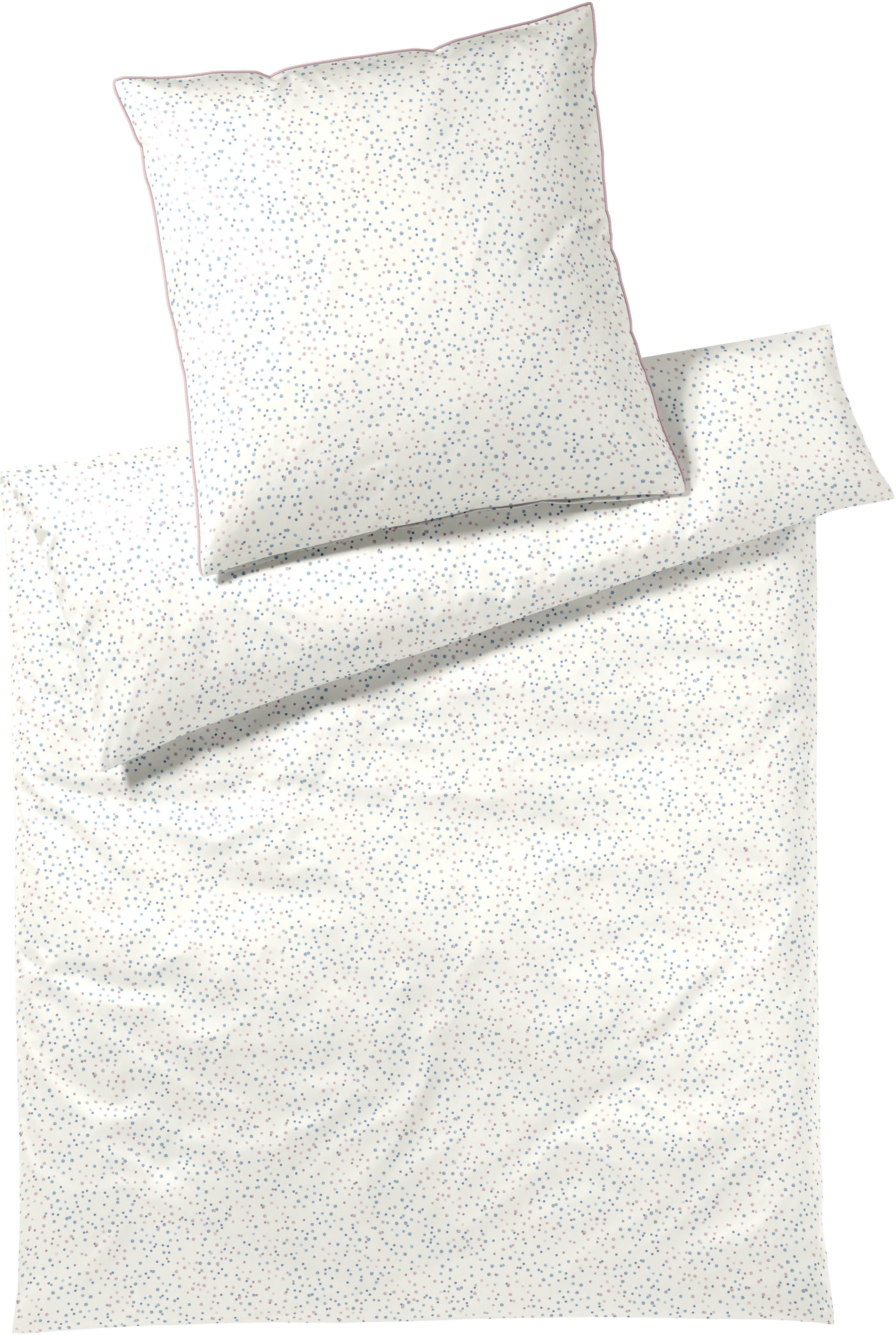 Elegante Bettwäsche Tingle, Mako-Satin, 2 teilig, angenehmes Hautgefühl