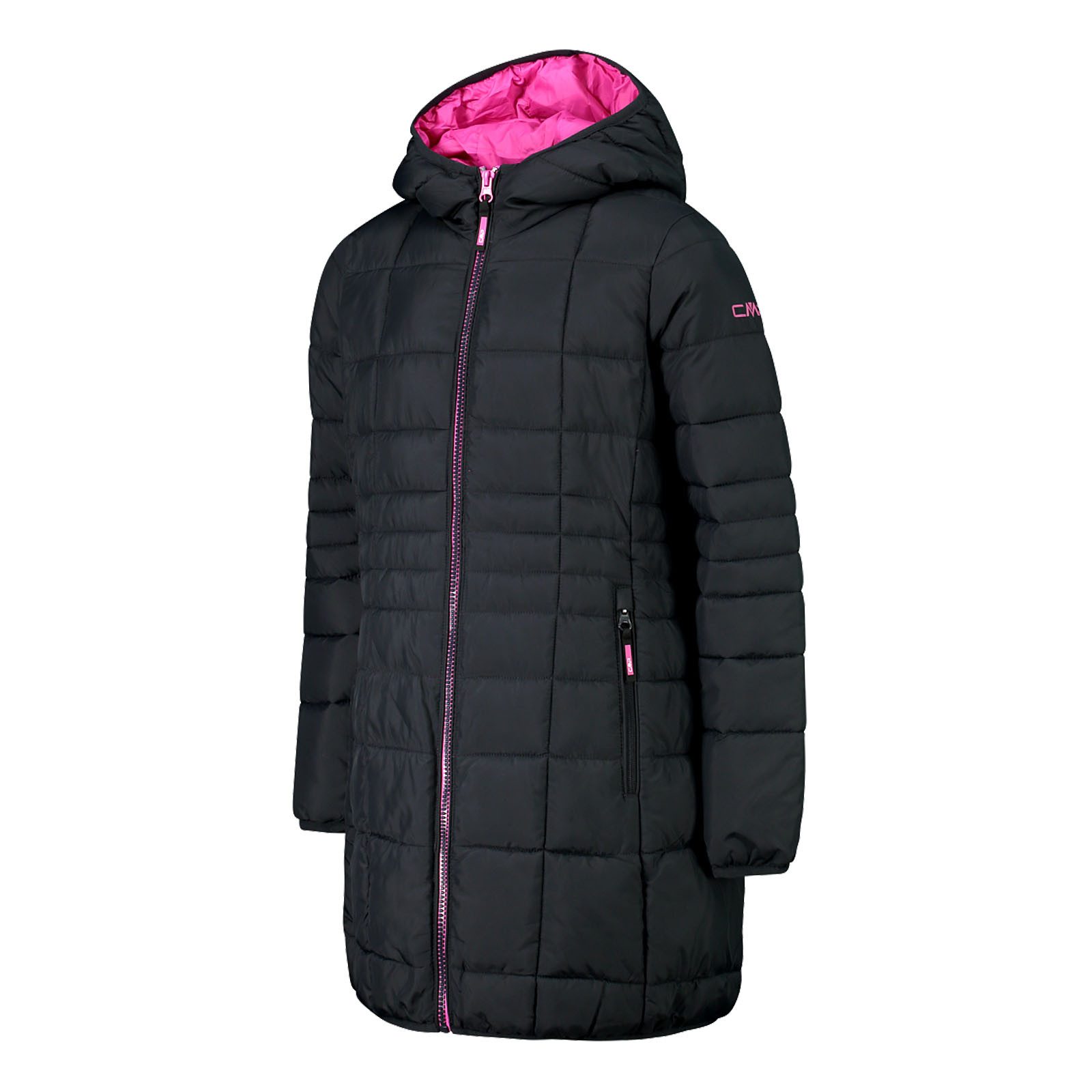 CMP Steppjacke Kid G Coat Fix Hood mit Water Repellent Technologie