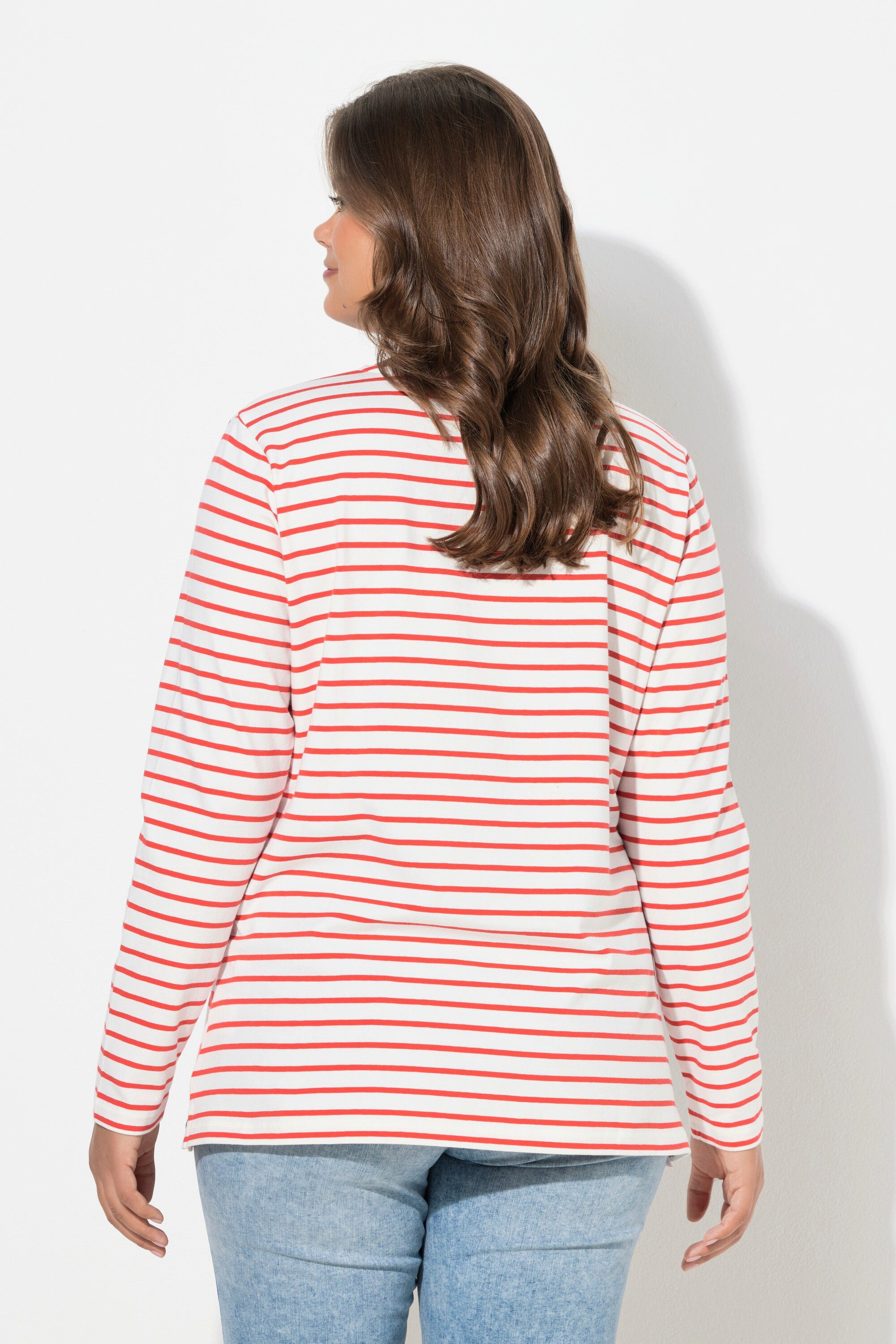 Laurasøn T-Shirt Ringelshirt Langarm Rundhalsausschnitt