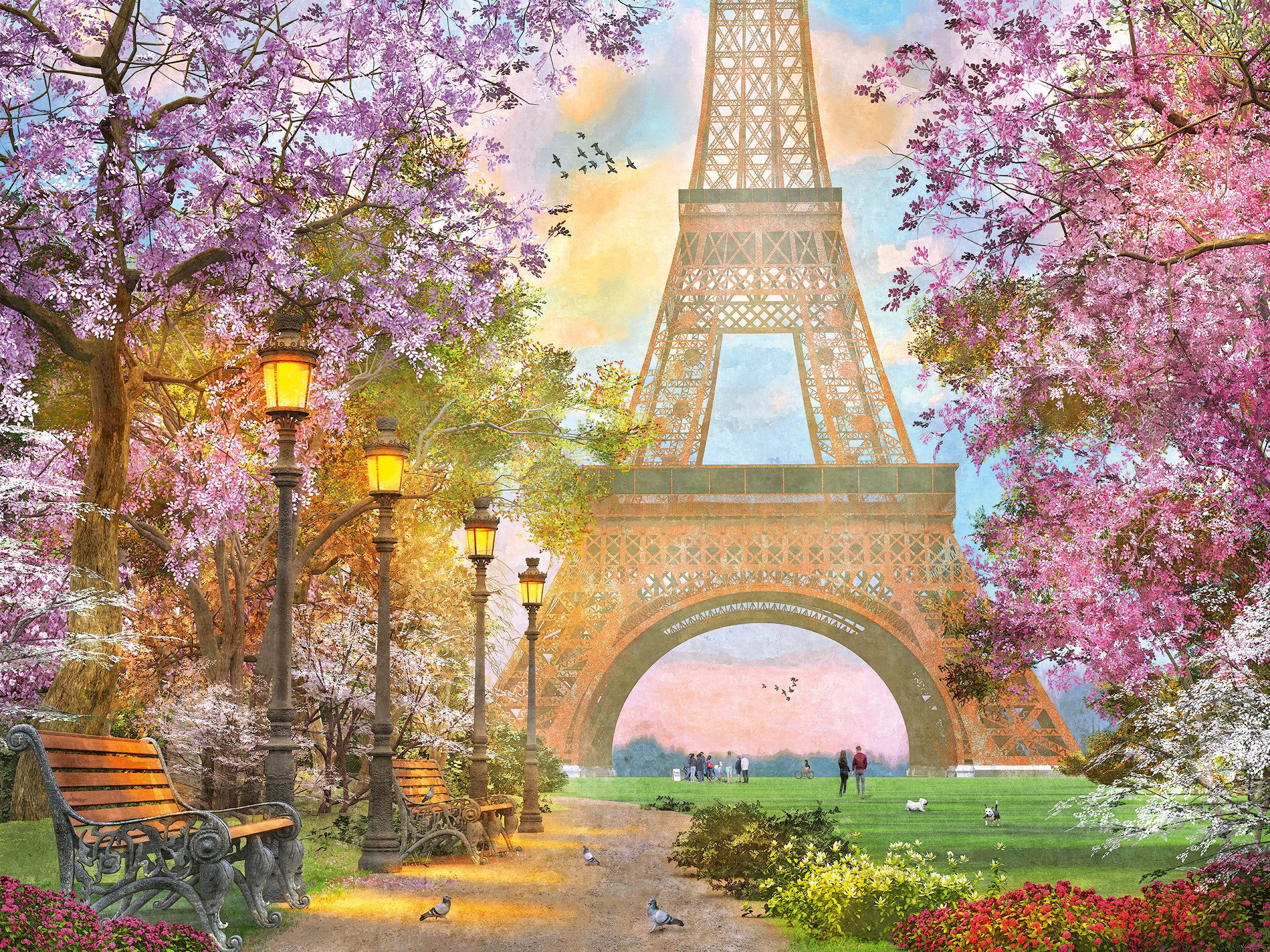 Ravensburger Puzzle Verliebt in Paris, 1500 Puzzleteile, Made in Germany günstig online kaufen