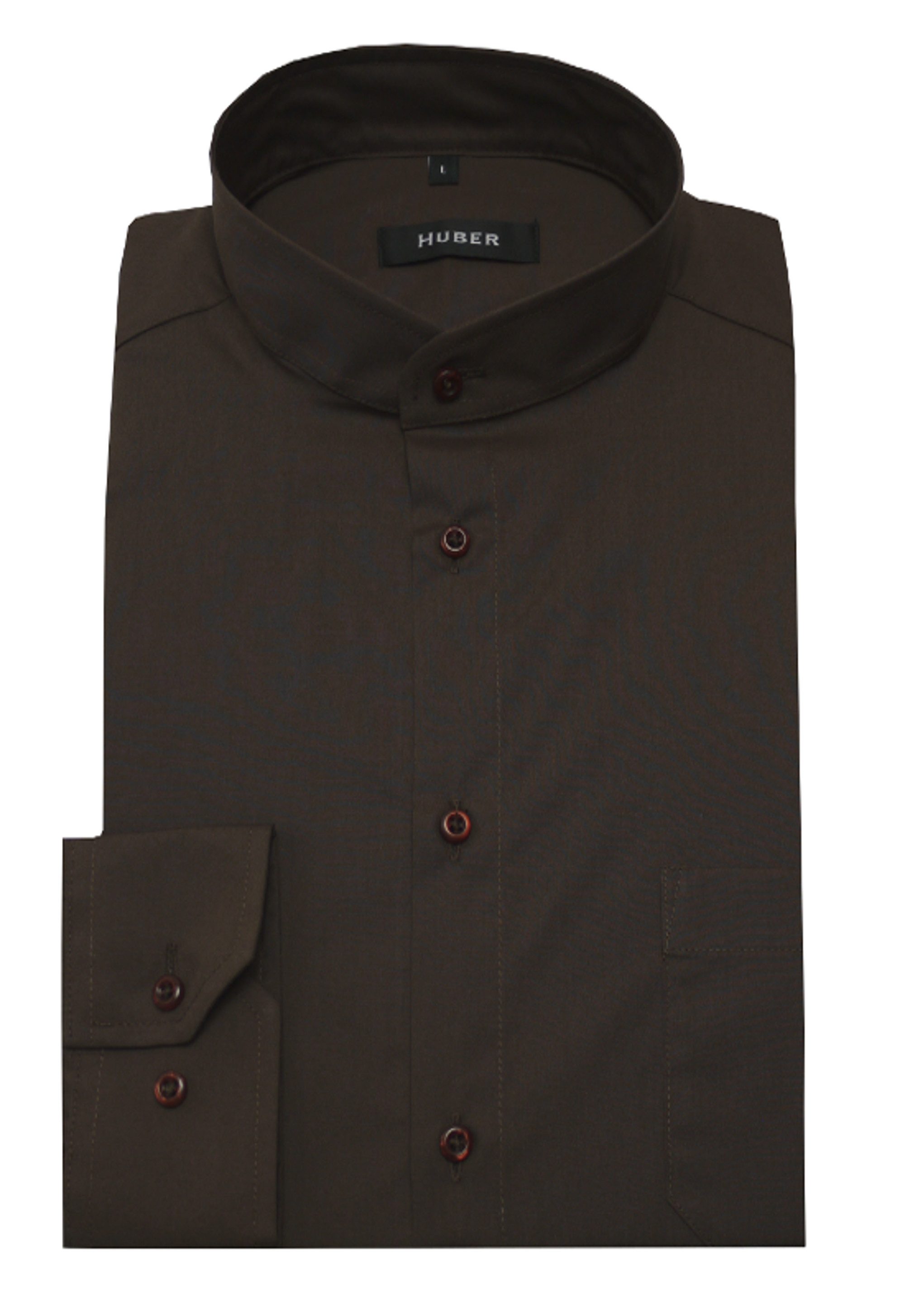 Huber Hemden Langarmhemd HU-0650 Stehkragen, Knopfleiste, RegularFit - gera günstig online kaufen