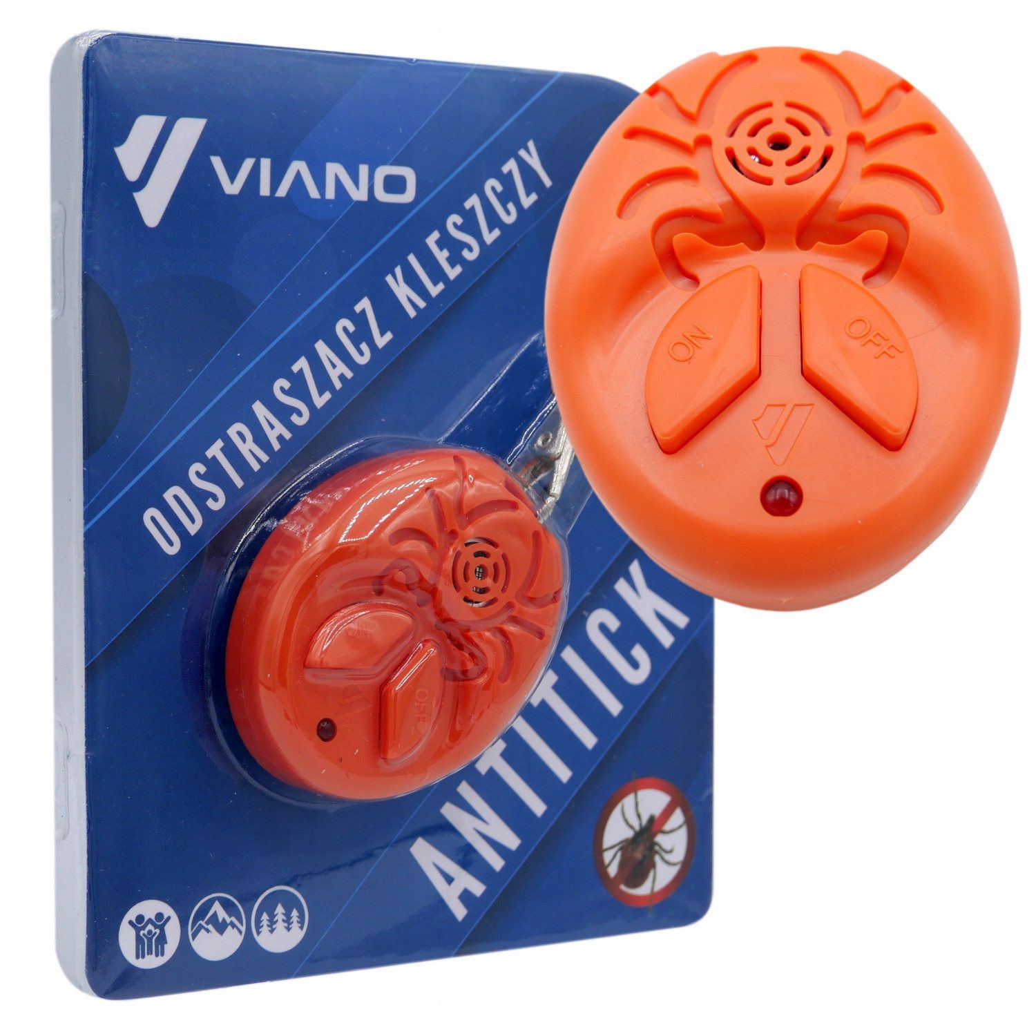 Viano Zeckenschutzmittel Ultraschall-Zeckenabwehrgerät Antitick OKL1, IP44, Ultraschall: 100 dB (20)