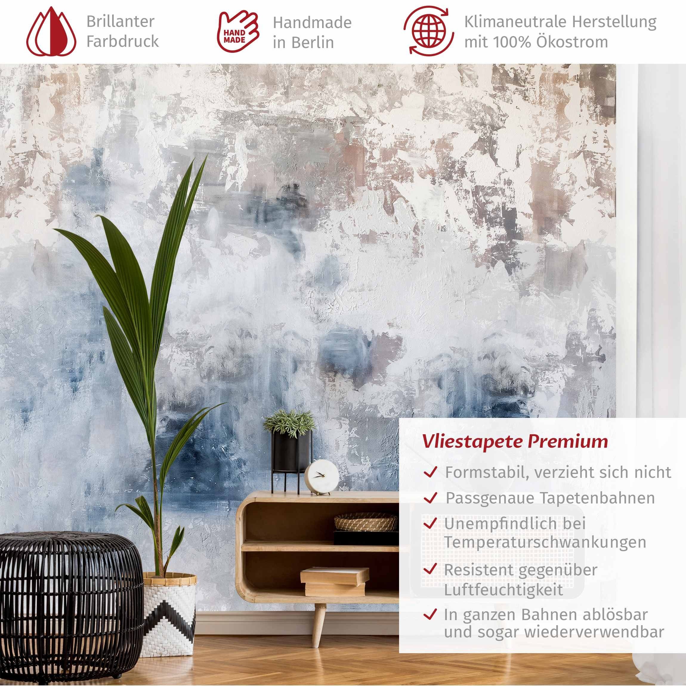 Bilderdepot24 Vliestapete Beton Shabby Betonwand Putz günstig online kaufen