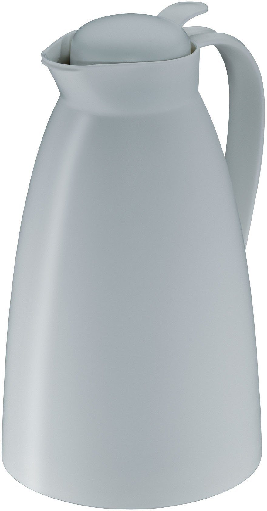 graublau Isolierkanne 1,0 Vakuum-Glaseinsatz Alfi mit Kunststoff Eco, l,