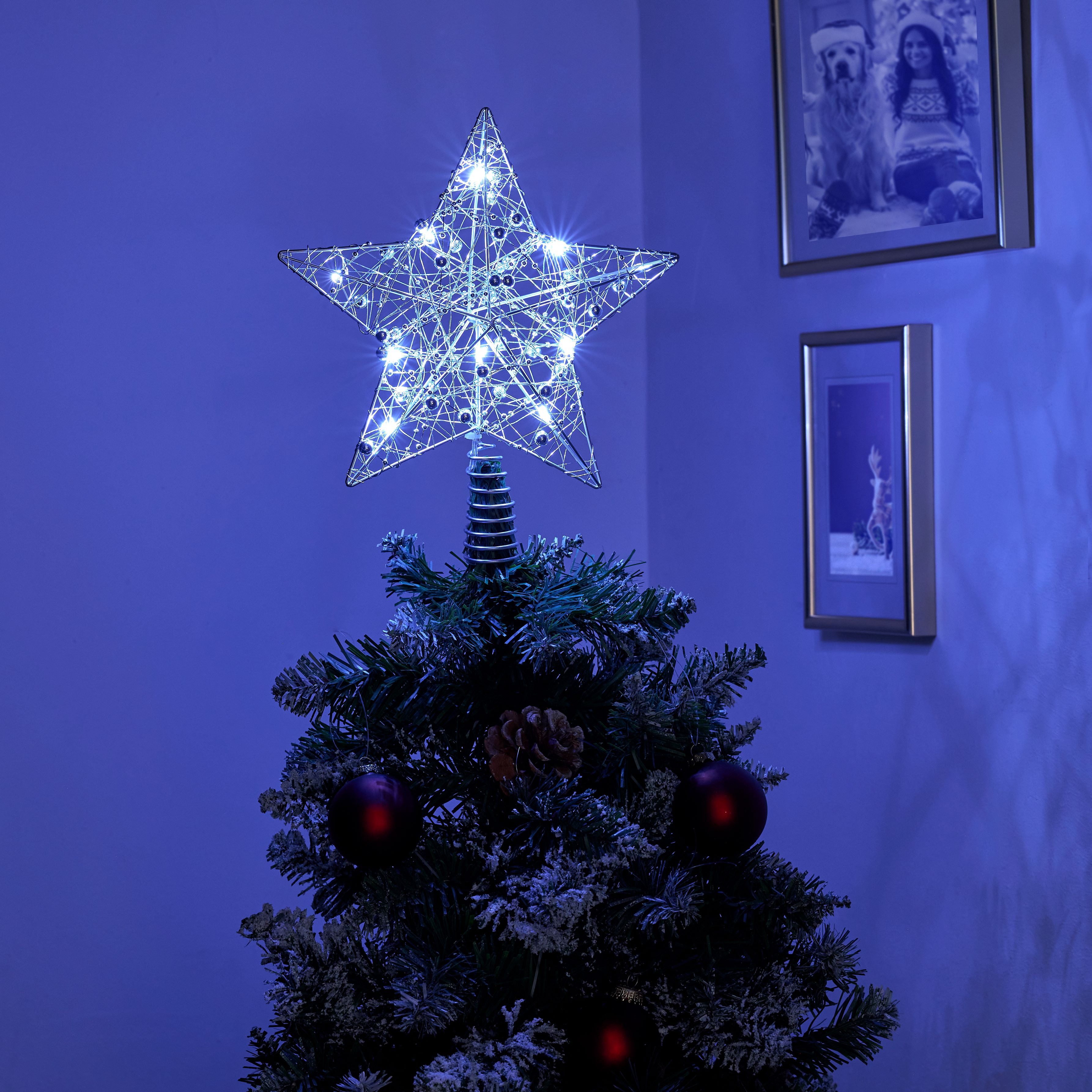 Northpoint Weihnachtsbaumkugel mit Befestigungsclip und Timerfunktion günstig online kaufen