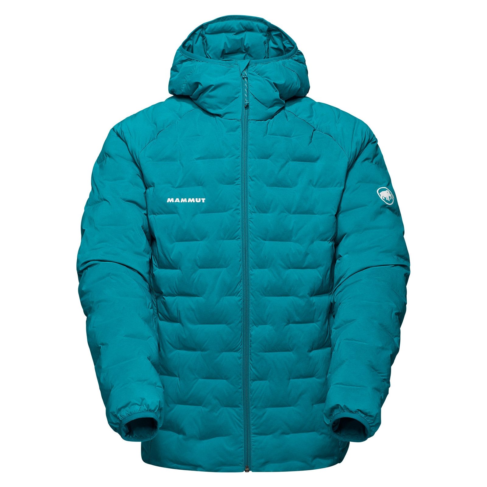Mammut Winterjacke Sender IN Hooded Jacket mit Markenschriftzug auf der Vorderseite