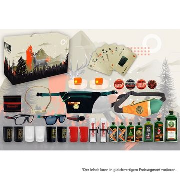 Jägermeister Adventskalender Geschenkbox (24 verschiedene mit Jägermeister Artikel)